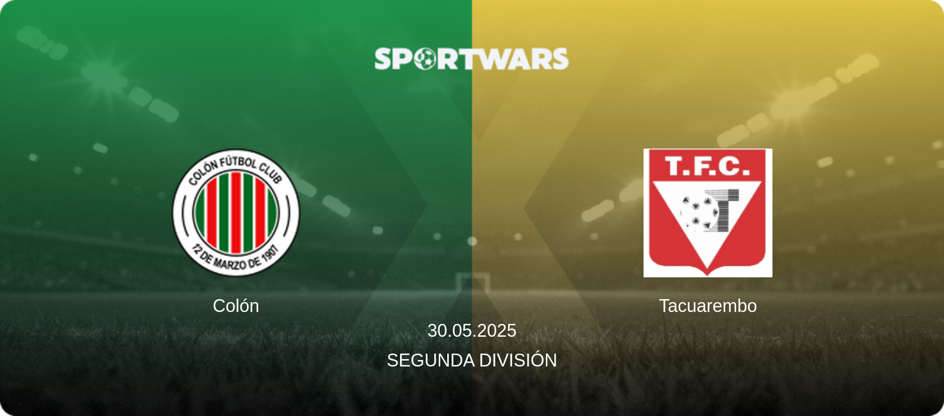 Colón — Tacuarembo, 30.05.2025 — Segunda División (match preview)