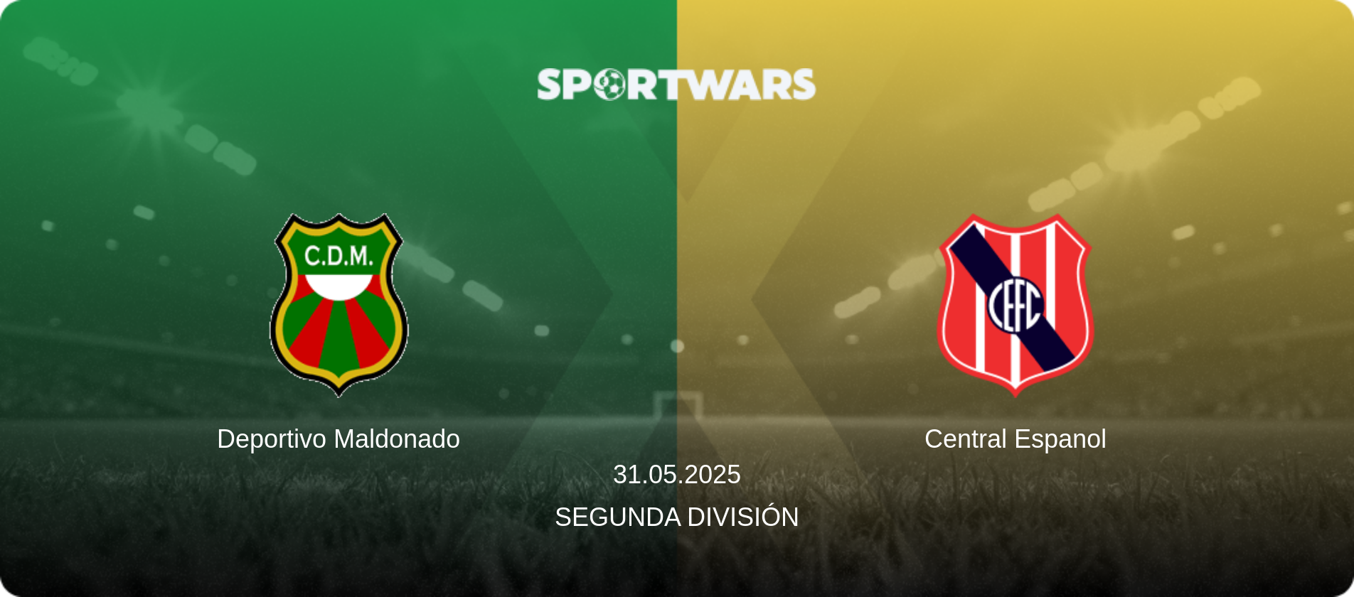 Deportivo Maldonado — Central Espanol, 31.05.2025 — Segunda División (match preview)