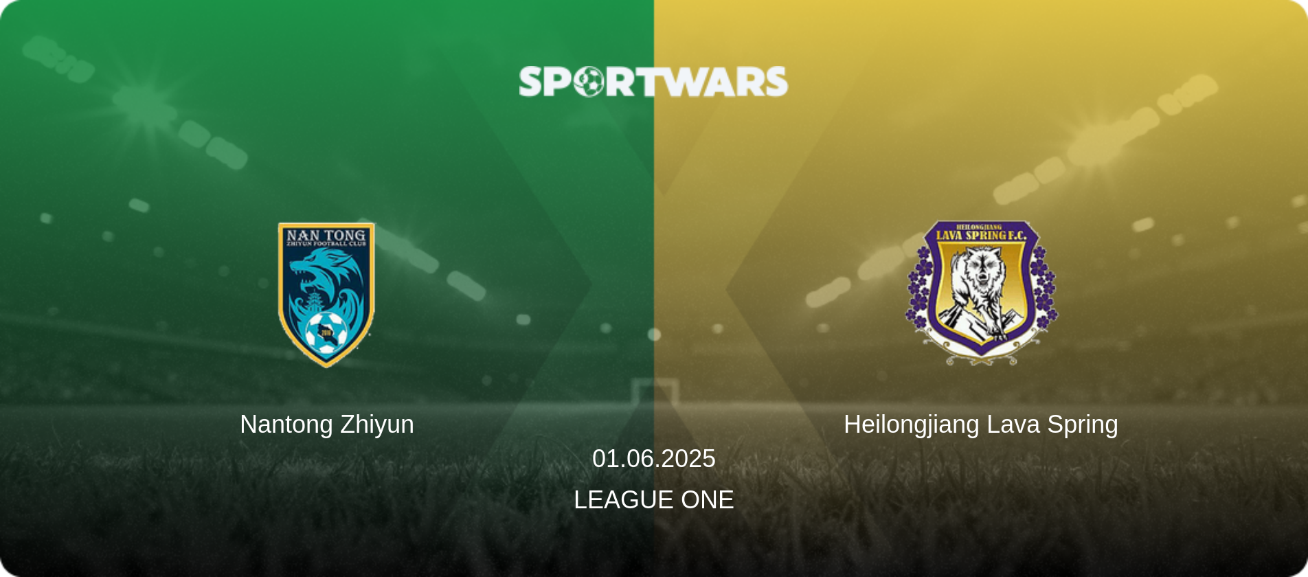 Nantong Zhiyun — Heilongjiang Lava Spring, 01.06.2025 — League One (match preview)
