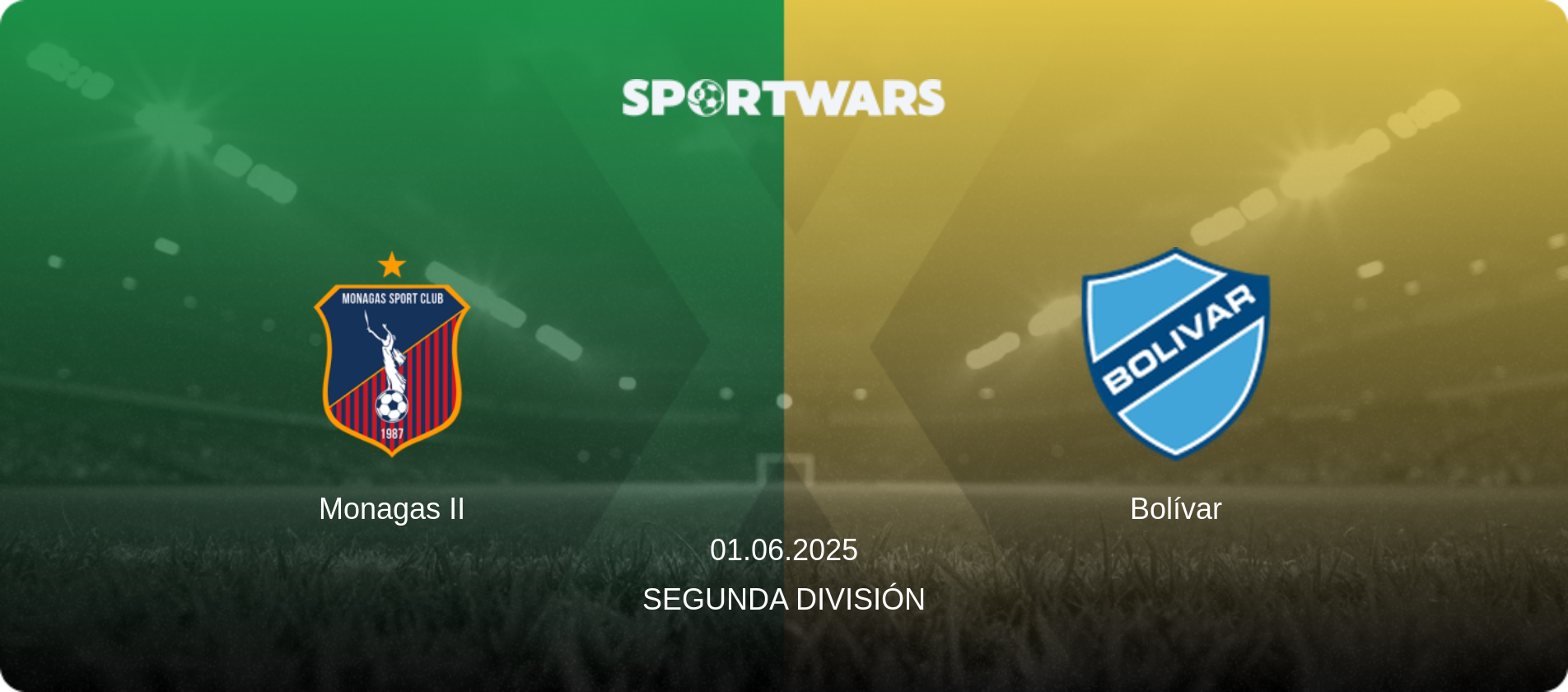 Monagas II — Bolívar, 01.06.2025 — Segunda División (match preview)