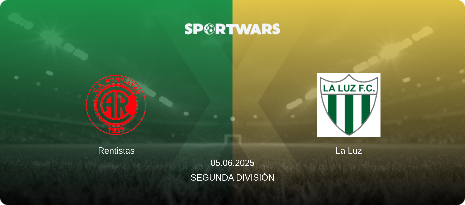 Rentistas — La Luz, 05.06.2025 — Segunda División (match preview)