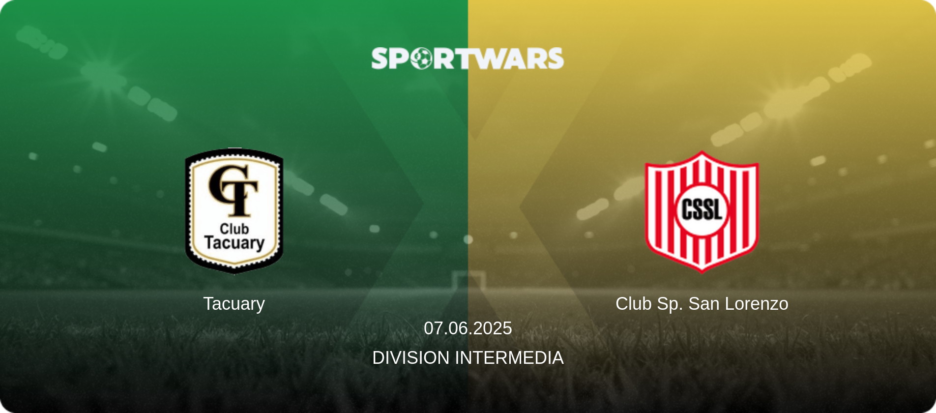 Tacuary — Club Sp. San Lorenzo, 07.06.2025 — Division Intermedia (match preview)