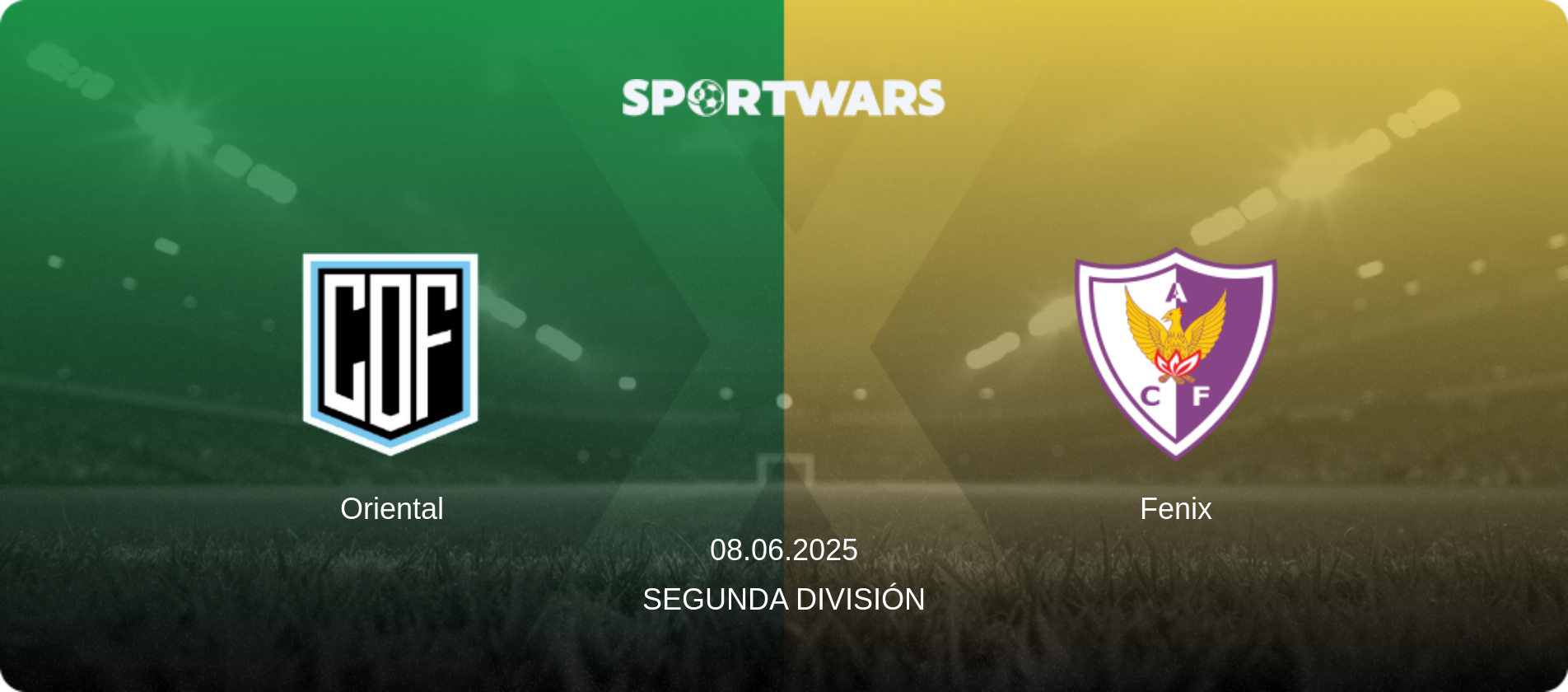 Oriental — Fenix, 08.06.2025 — Segunda División (match preview)