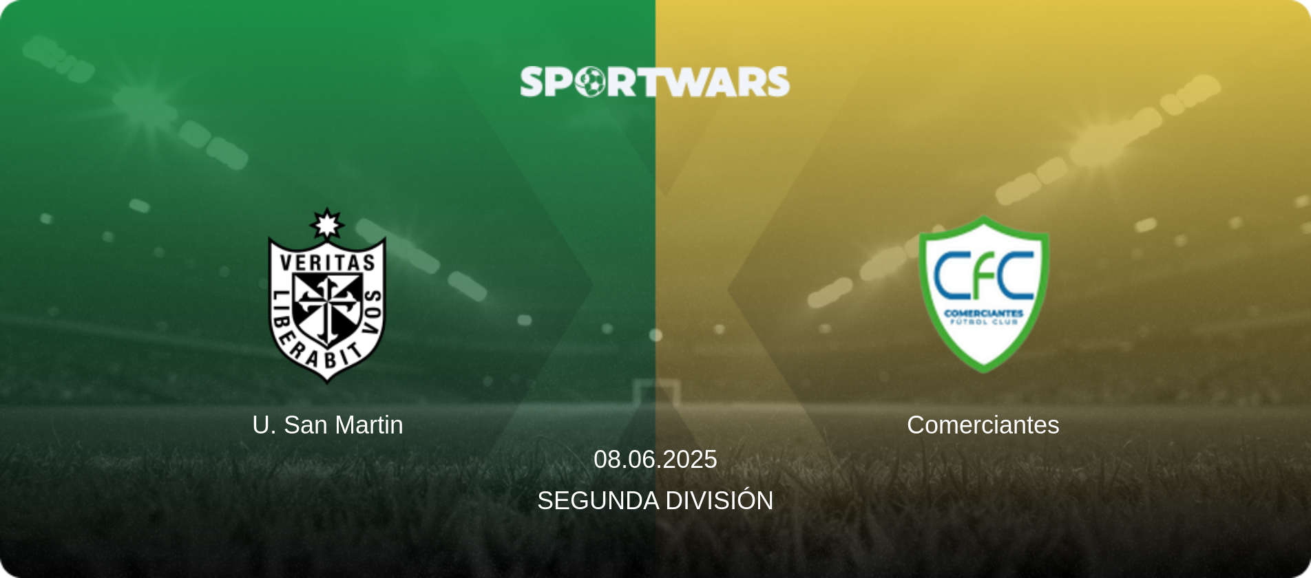 U. San Martin — Comerciantes, 08.06.2025 — Segunda División (match preview)