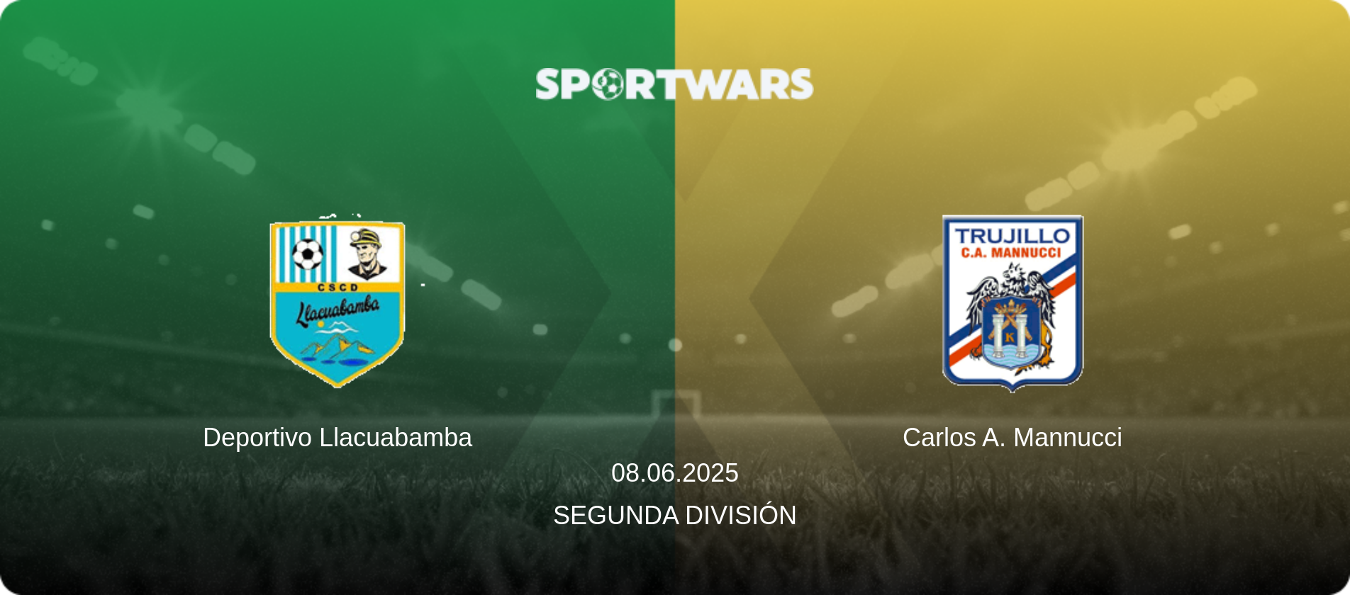 Deportivo Llacuabamba — Carlos A. Mannucci, 08.06.2025 — Segunda División (match preview)