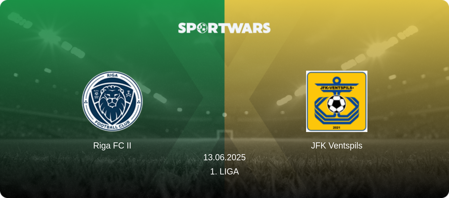 Riga FC II — JFK Ventspils, 13.06.2025 — 1. Liga (match preview)