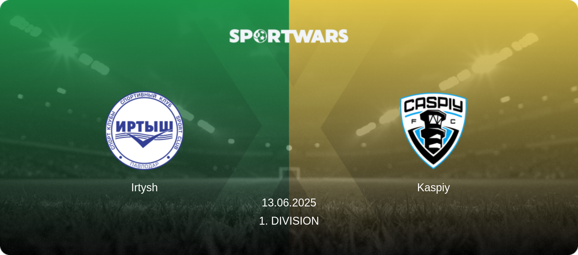 Irtysh — Kaspiy, 13.06.2025 — 1. Division (match preview)