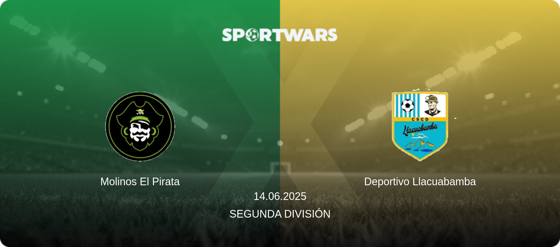 Molinos El Pirata — Deportivo Llacuabamba, 14.06.2025 — Segunda División (match preview)