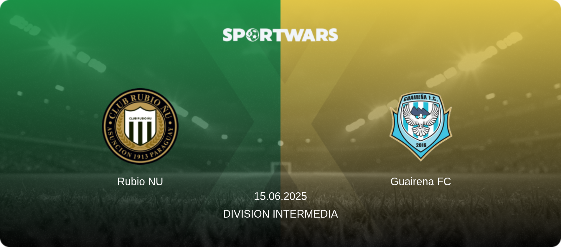 Rubio NU — Guairena FC, 15.06.2025 — Division Intermedia (match preview)