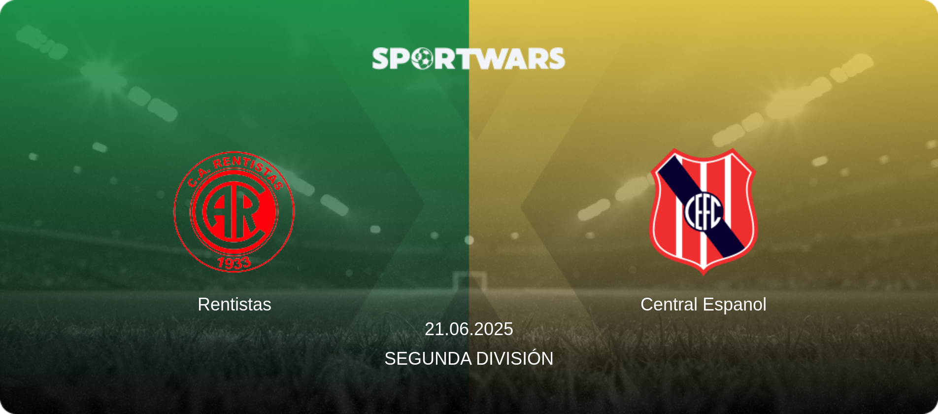 Rentistas — Central Espanol, 21.06.2025 — Segunda División (match preview)