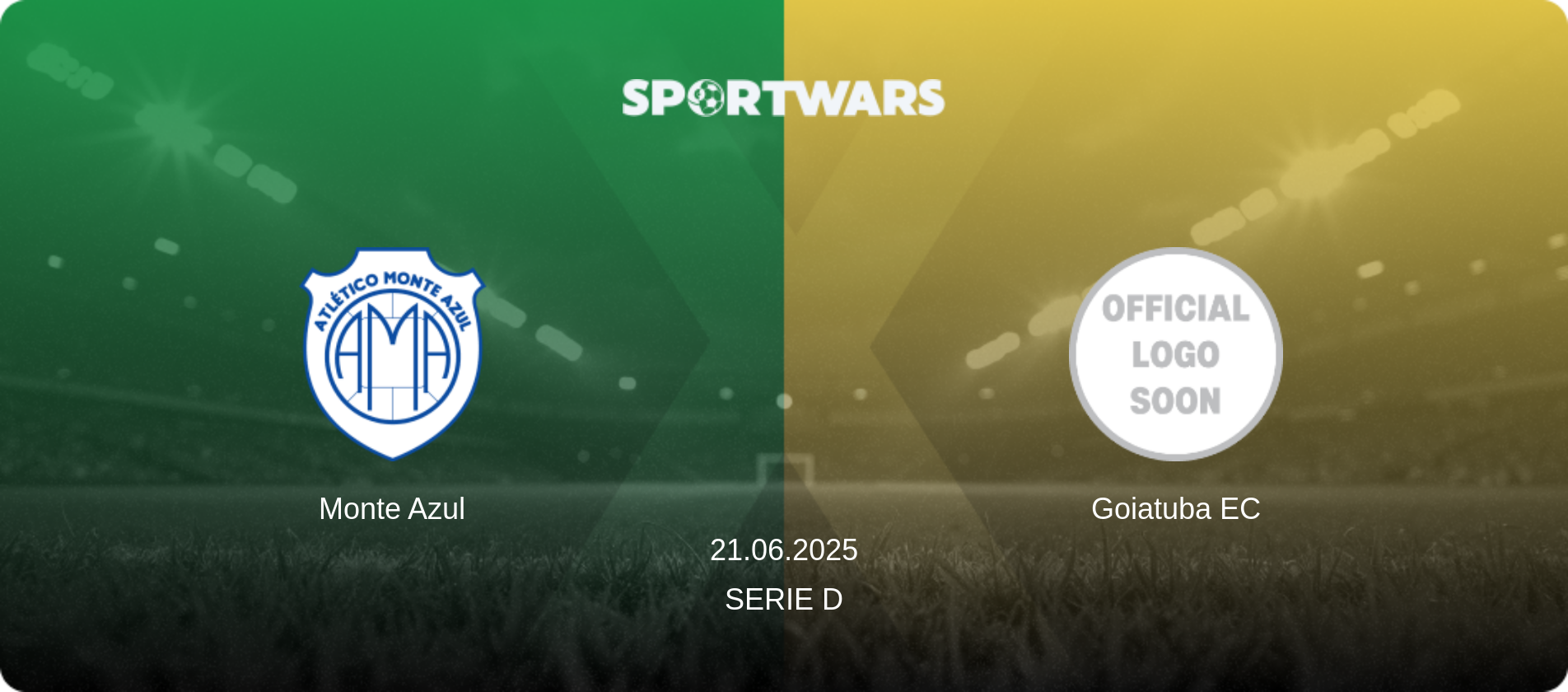 Monte Azul — Goiatuba EC, 21.06.2025 — Serie D (match preview)