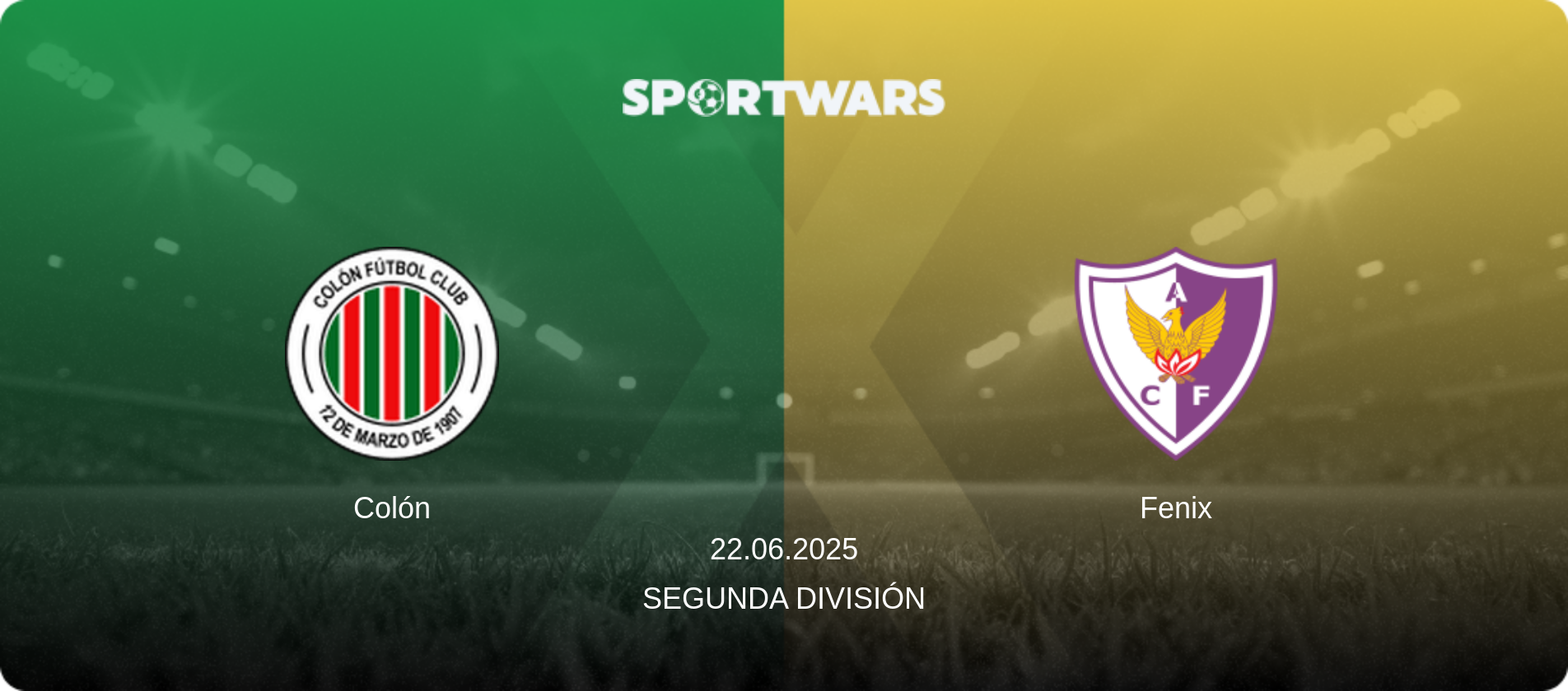Colón — Fenix, 22.06.2025 — Segunda División (match preview)