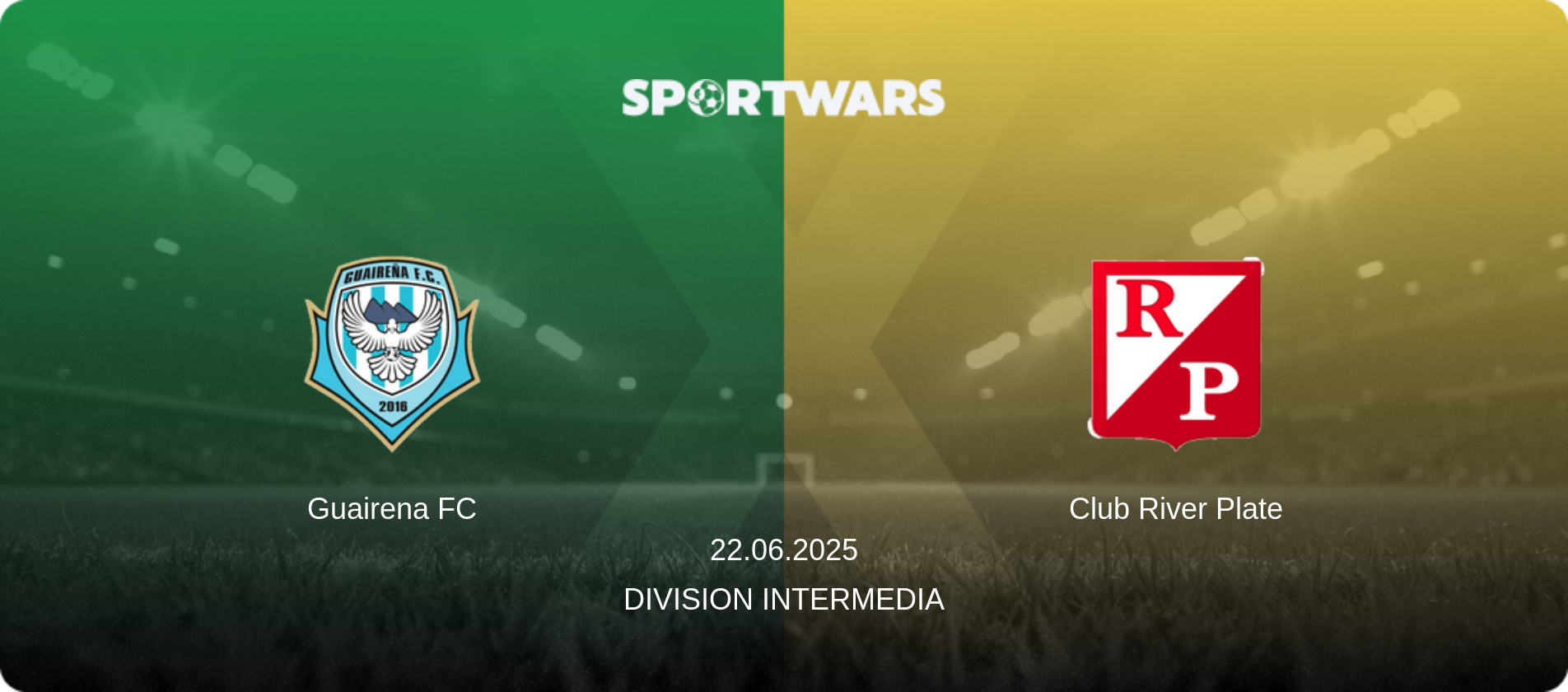 Guairena FC — Club River Plate, 22.06.2025 — Division Intermedia (match preview)