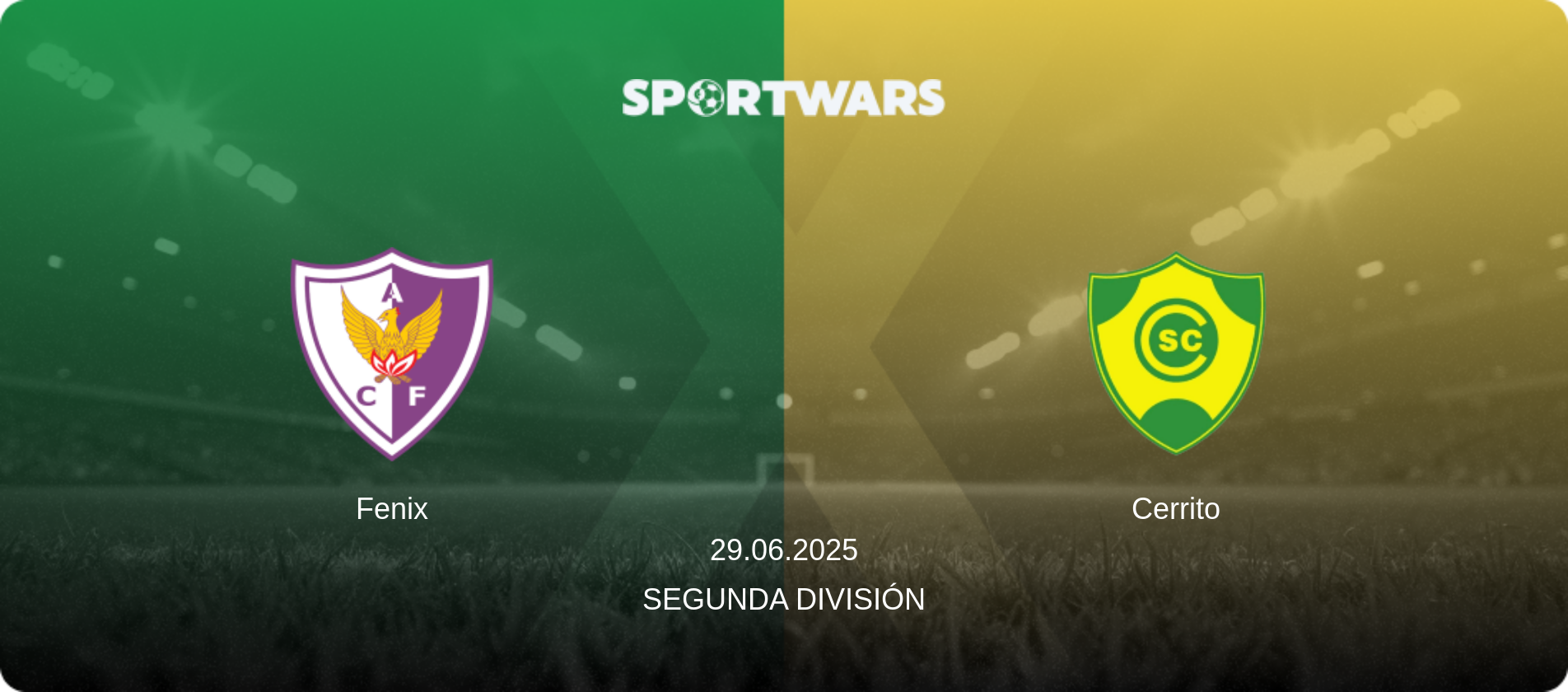 Fenix — Cerrito, 29.06.2025 — Segunda División (match preview)