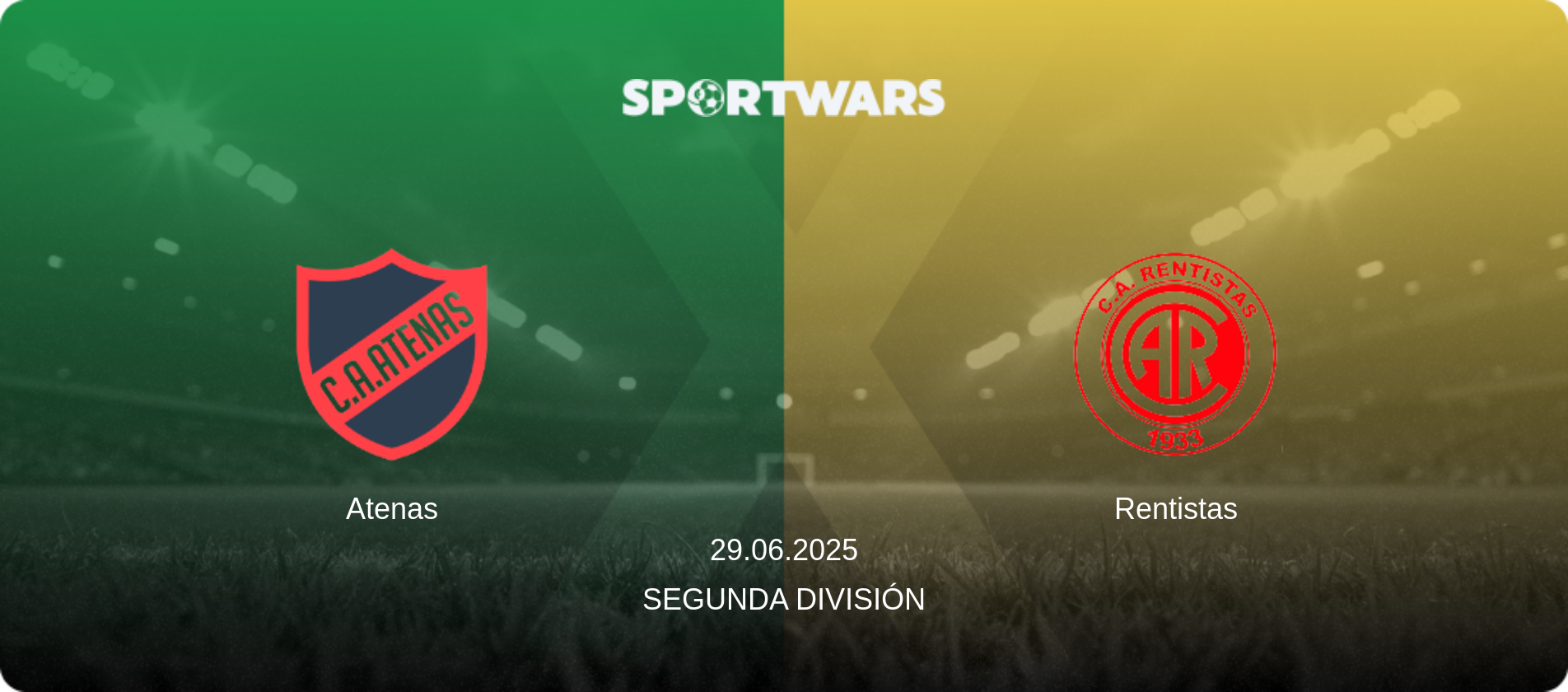 Atenas — Rentistas, 29.06.2025 — Segunda División (match preview)