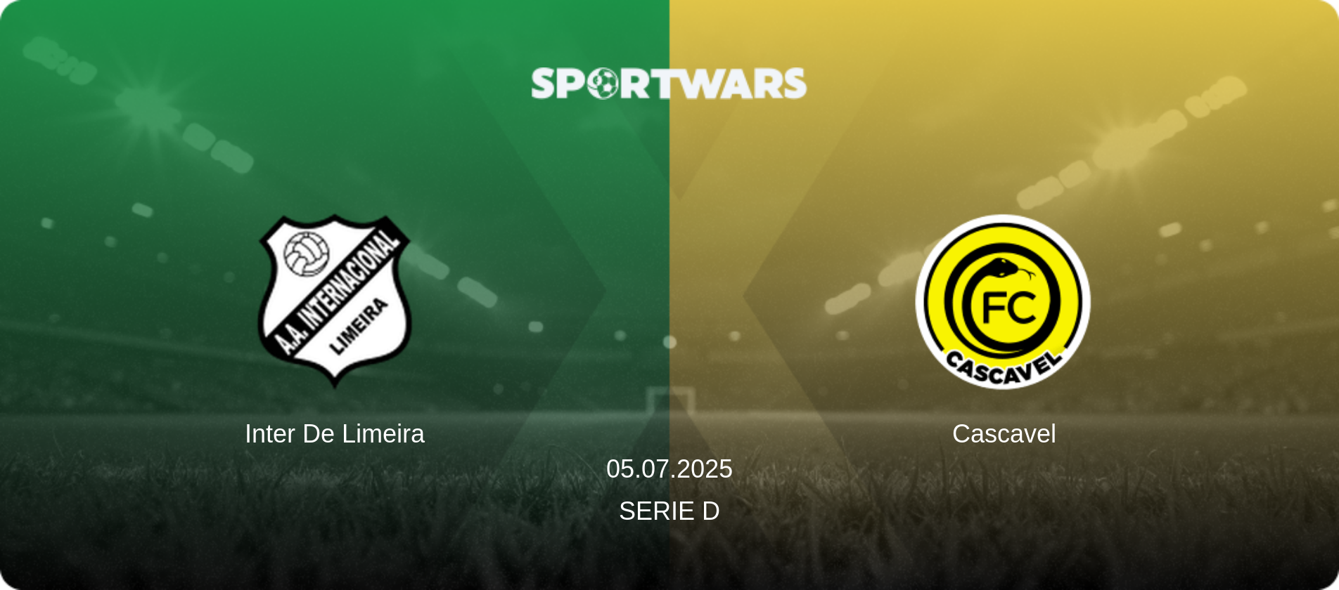 Inter De Limeira — Cascavel, 05.07.2025 — Serie D (match preview)