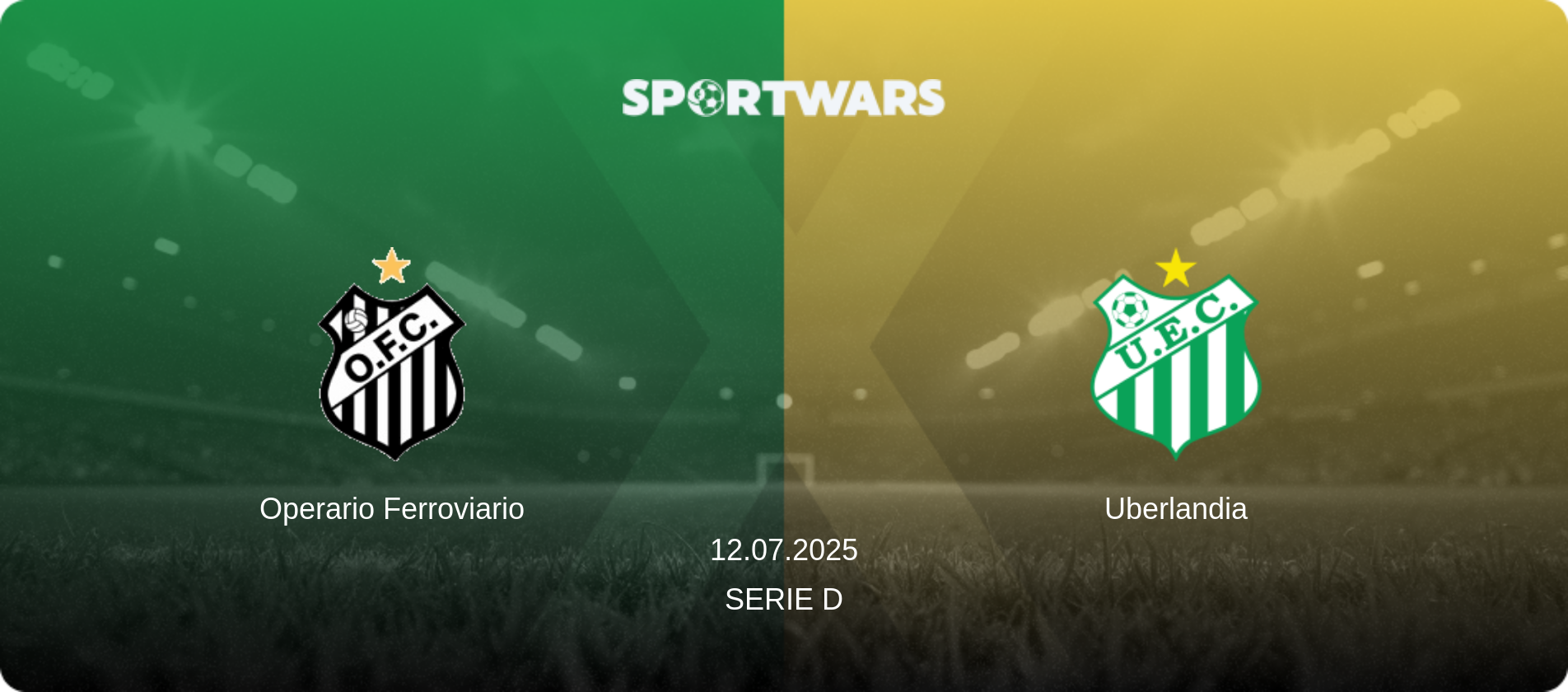 Operario Ferroviario — Uberlandia, 12.07.2025 — Serie D (match preview)