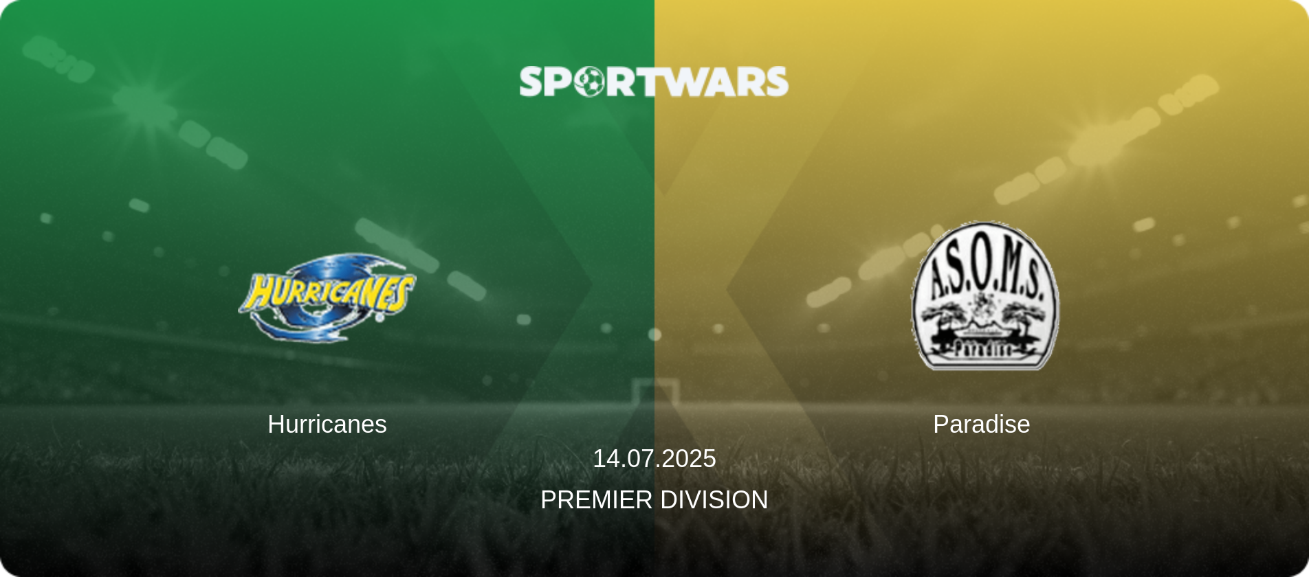 Hurricanes — Paradise, 14.07.2025 — Premier Division (match preview)