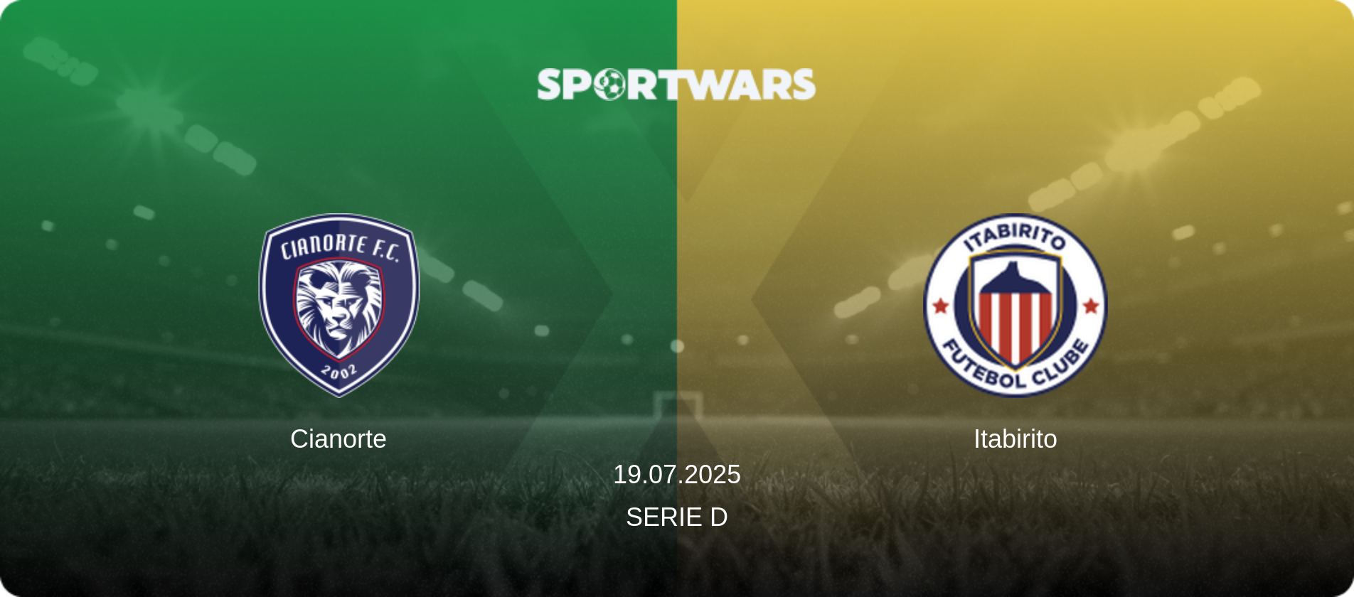 Cianorte — Itabirito, 19.07.2025 — Serie D (match preview)