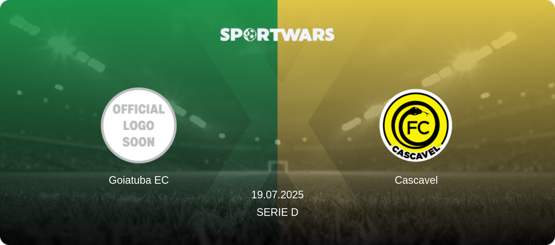Goiatuba EC — Cascavel, 19.07.2025 — Serie D (match preview)