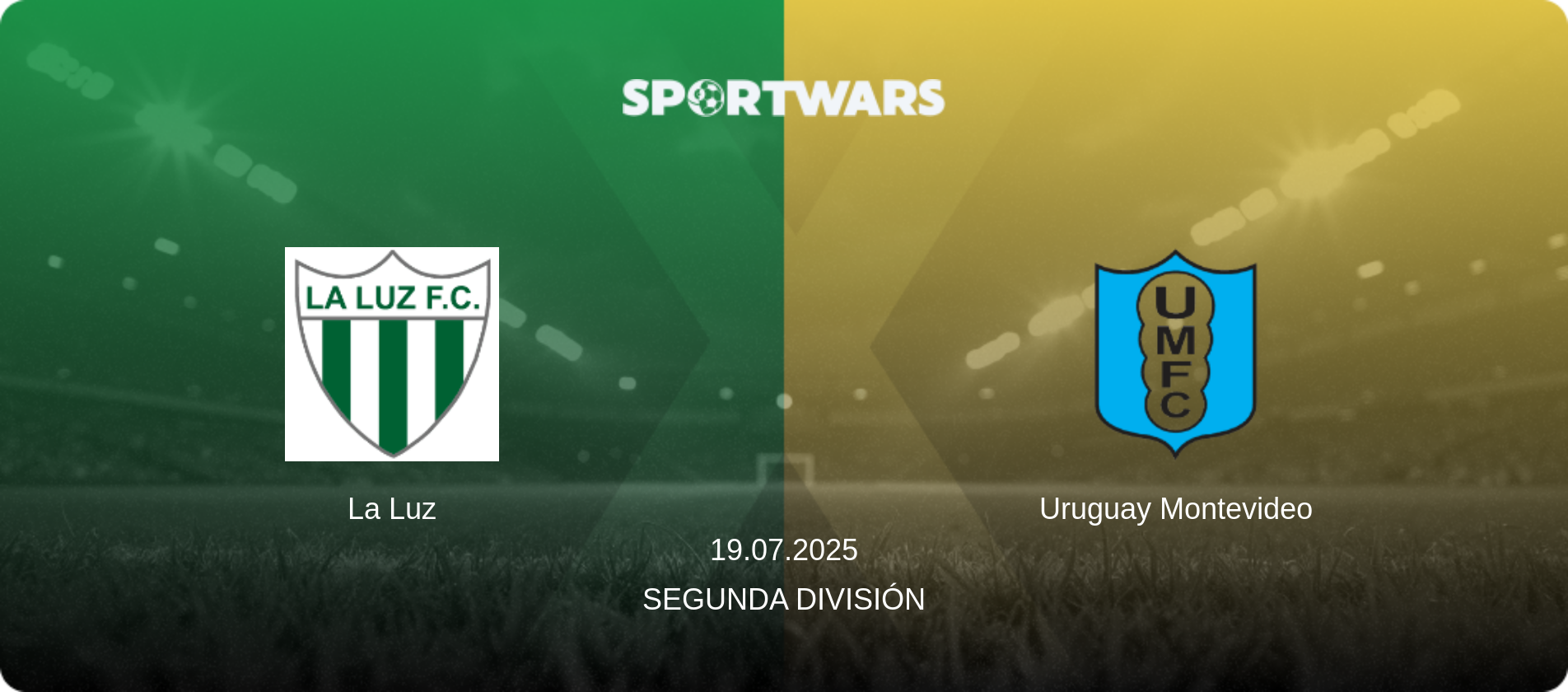 La Luz — Uruguay Montevideo, 19.07.2025 — Segunda División (match preview)