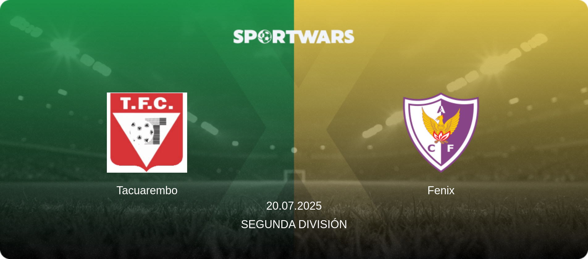 Tacuarembo — Fenix, 20.07.2025 — Segunda División (match preview)