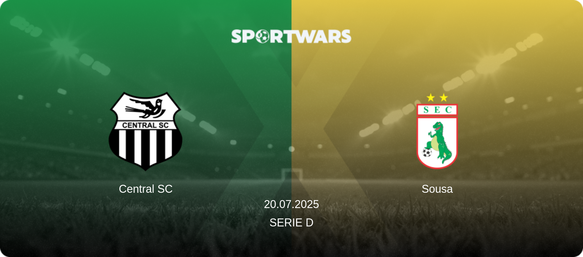 Central SC — Sousa, 20.07.2025 — Serie D (match preview)