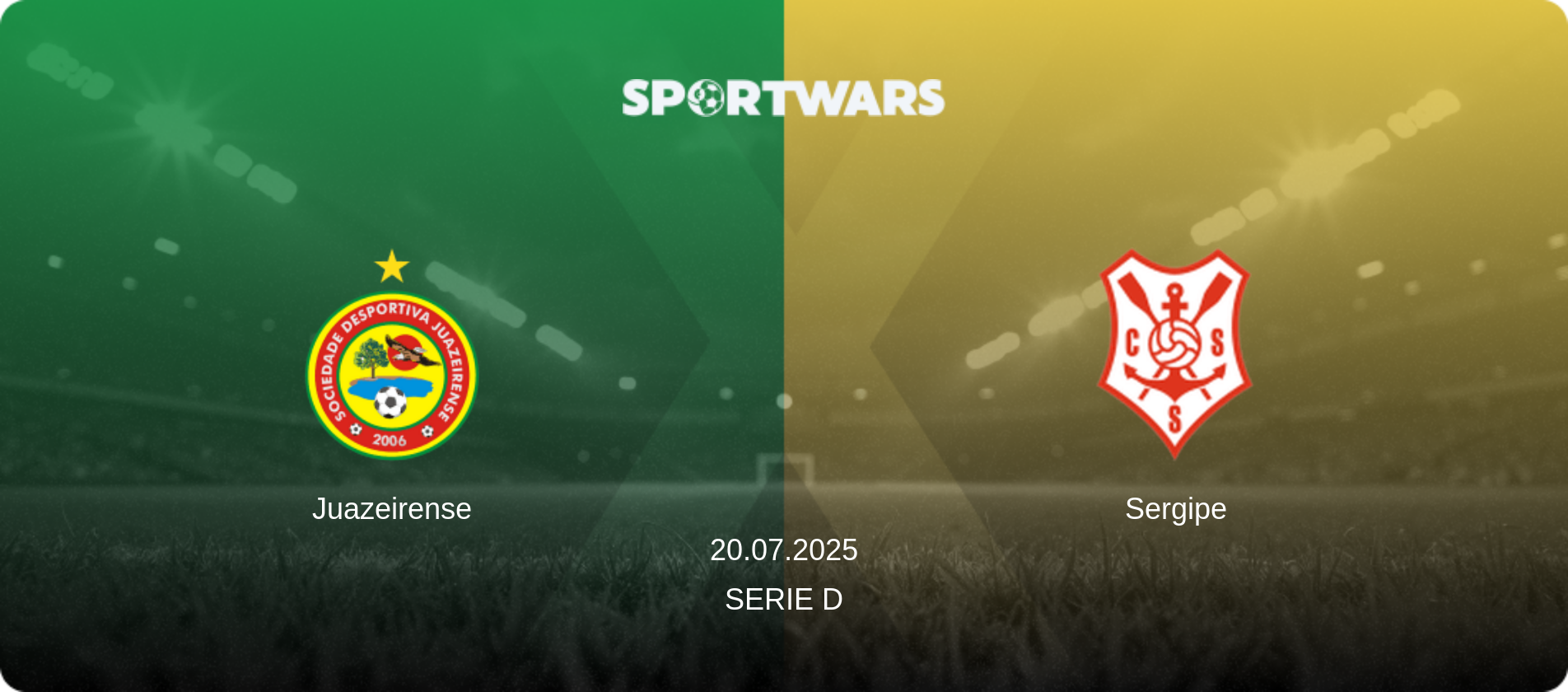 Juazeirense — Sergipe, 20.07.2025 — Serie D (match preview)
