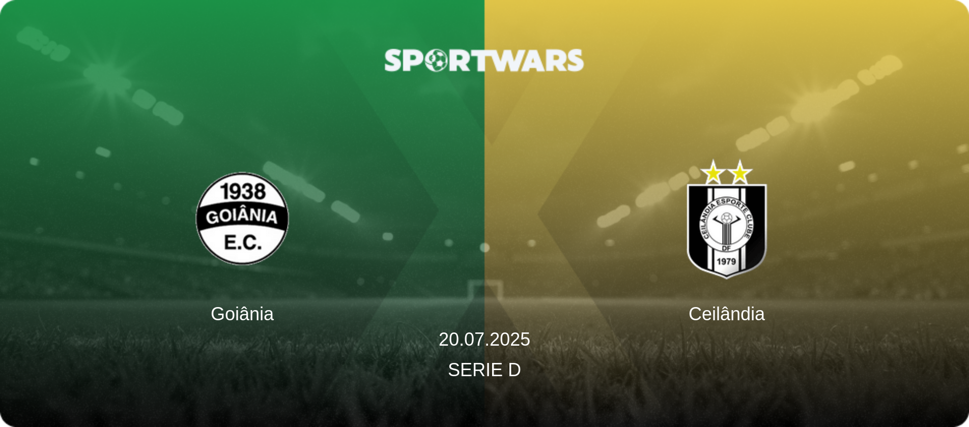 Goiânia — Ceilândia, 20.07.2025 — Serie D (match preview)
