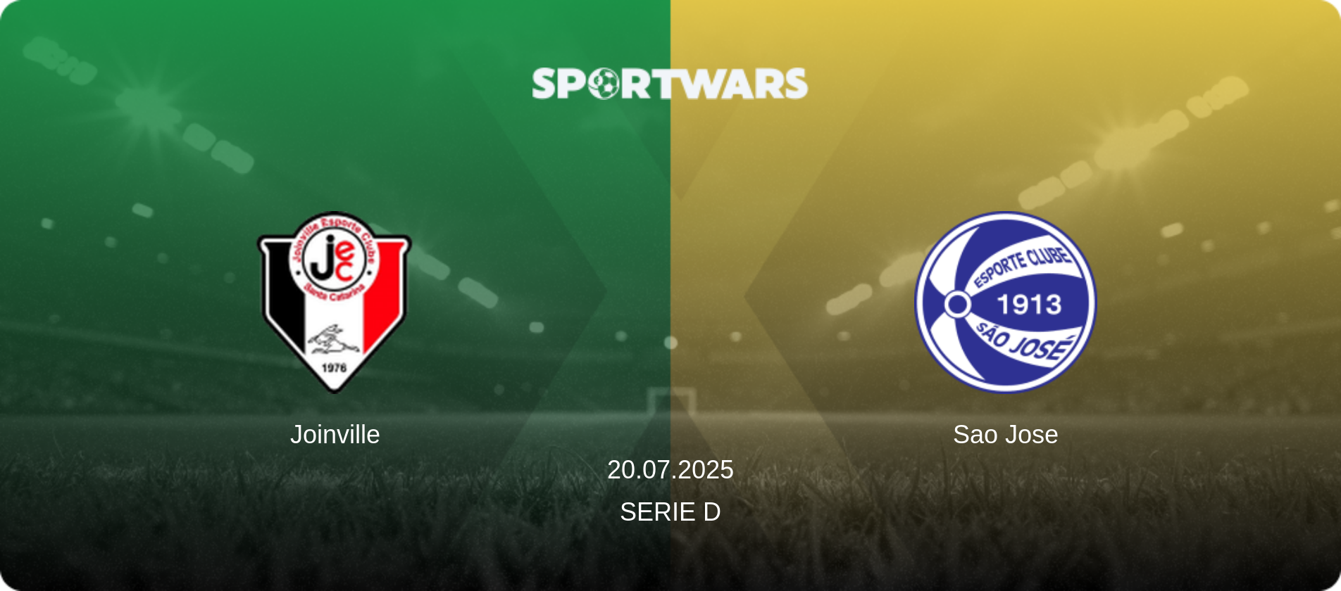 Joinville — Sao Jose, 20.07.2025 — Serie D (match preview)