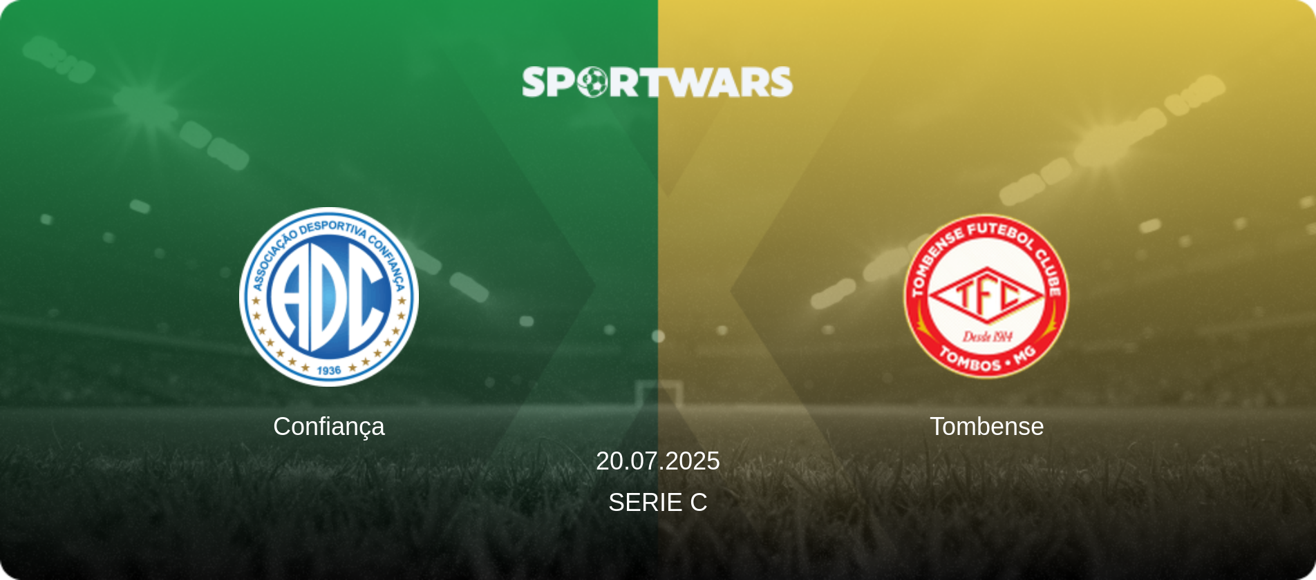 Confiança — Tombense, 20.07.2025 — Serie C (match preview)