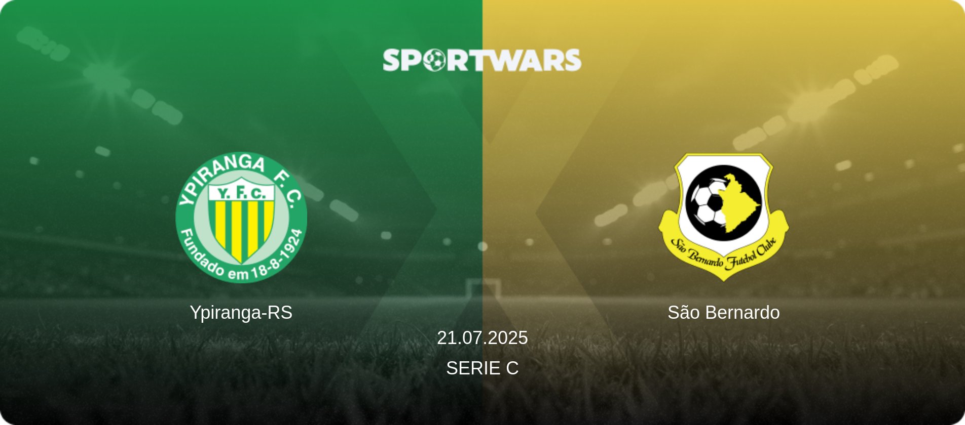 Ypiranga-RS — São Bernardo, 21.07.2025 — Serie C (match preview)