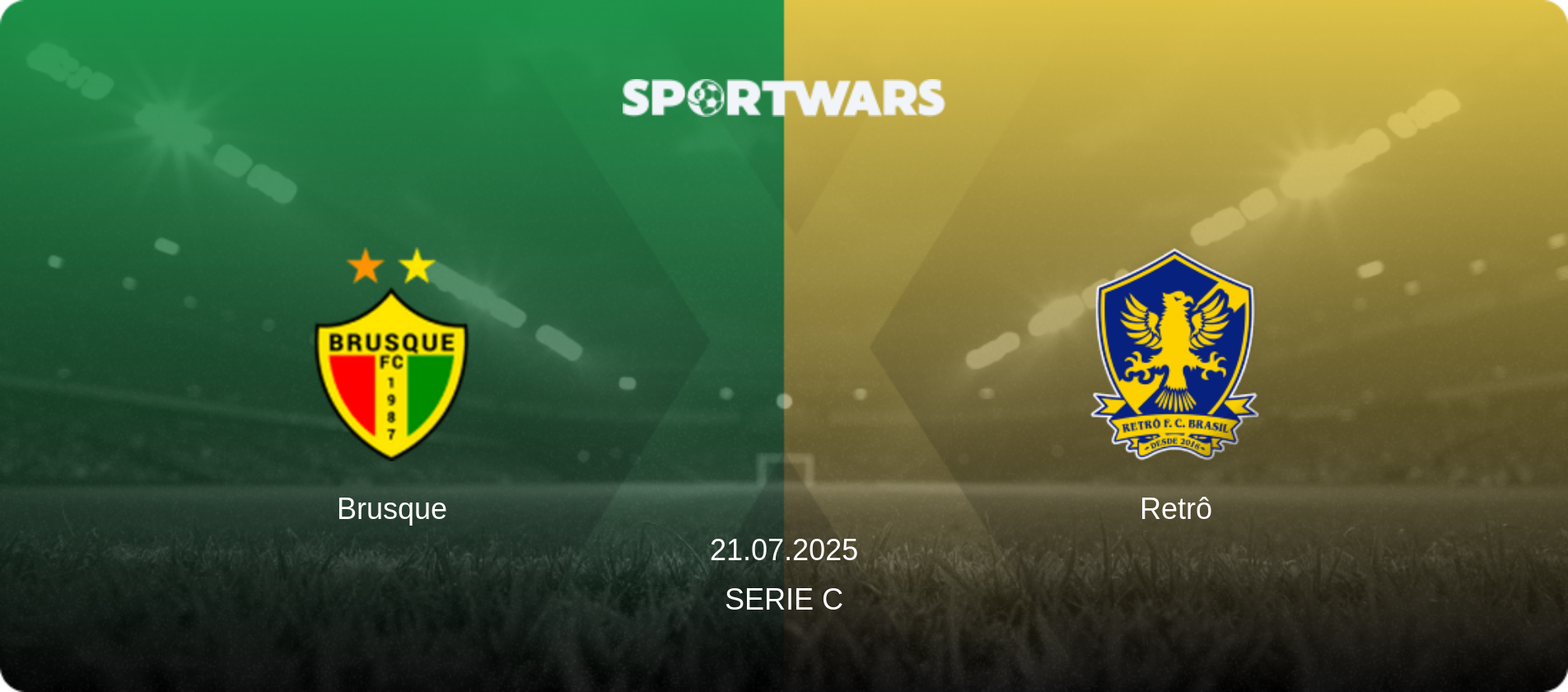 Brusque — Retrô, 21.07.2025 — Serie C (match preview)