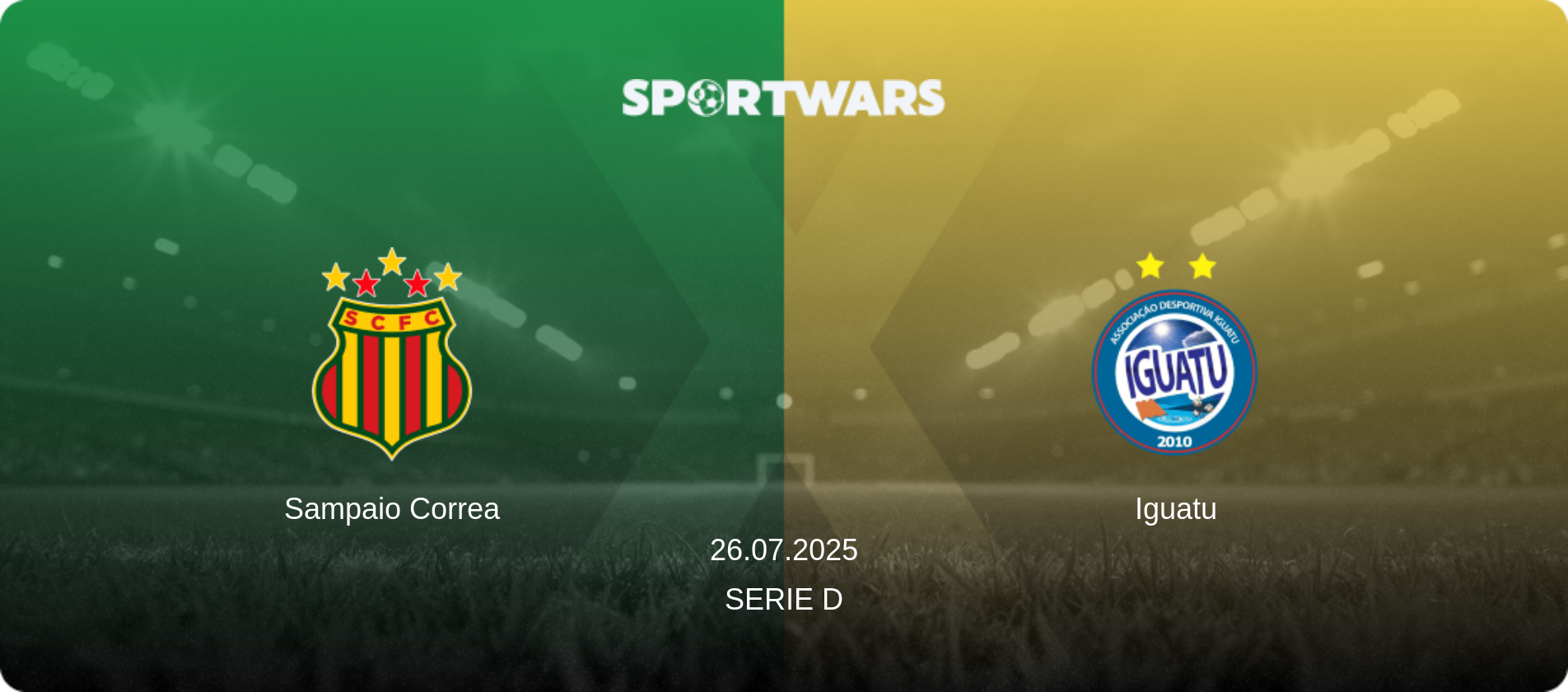 Sampaio Correa — Iguatu, 26.07.2025 — Serie D (match preview)