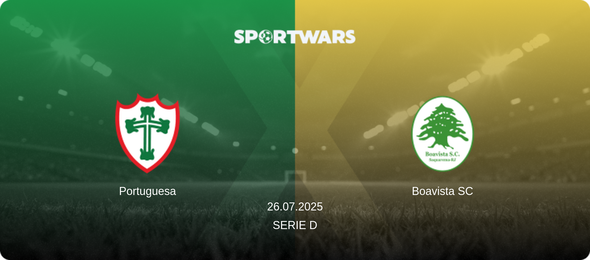 Portuguesa — Boavista SC, 26.07.2025 — Serie D (match preview)