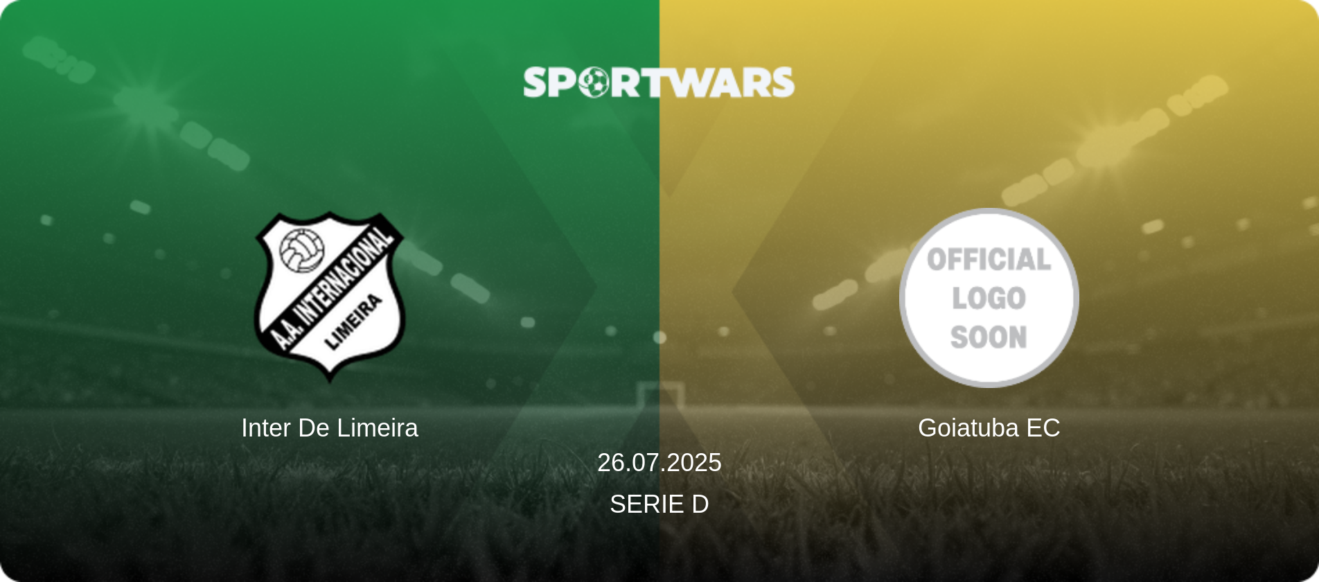 Inter De Limeira — Goiatuba EC, 26.07.2025 — Serie D (match preview)