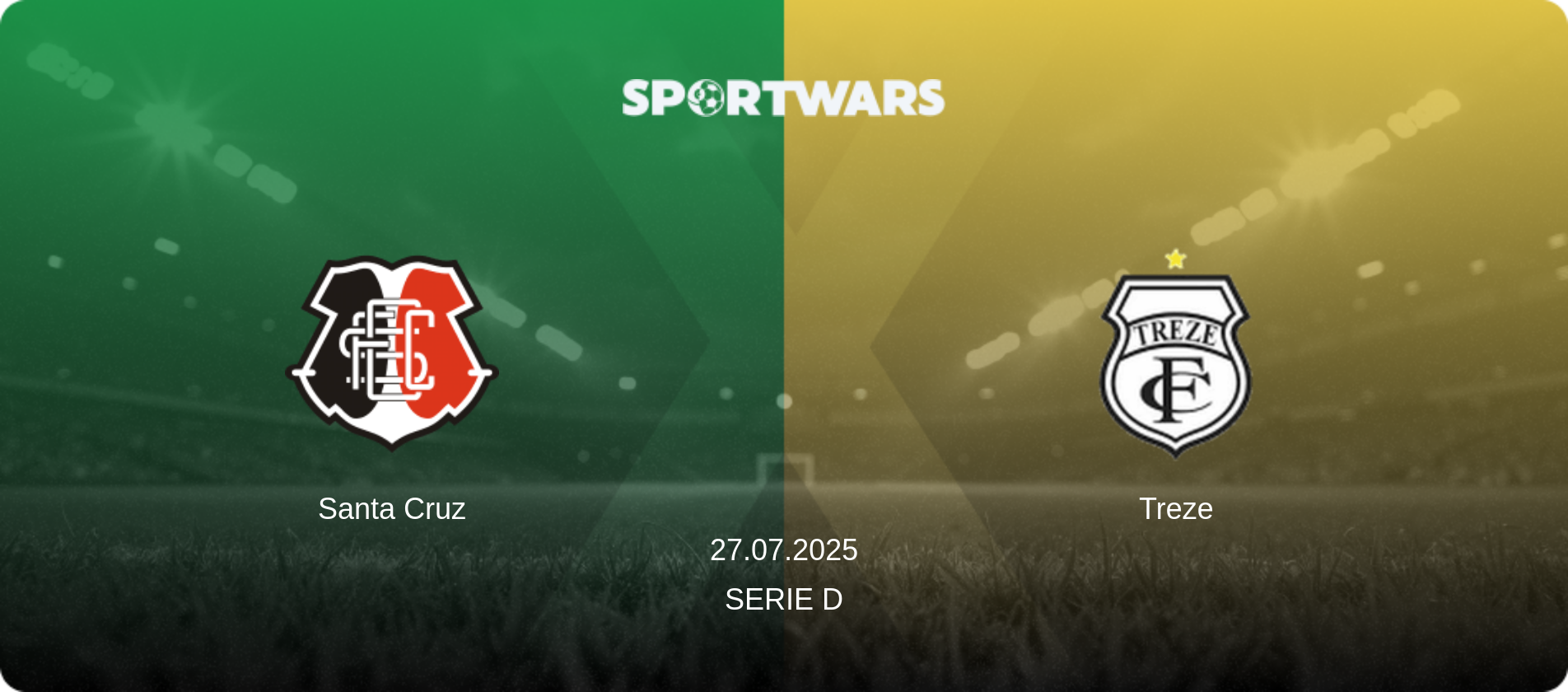 Santa Cruz — Treze, 27.07.2025 — Serie D (match preview)