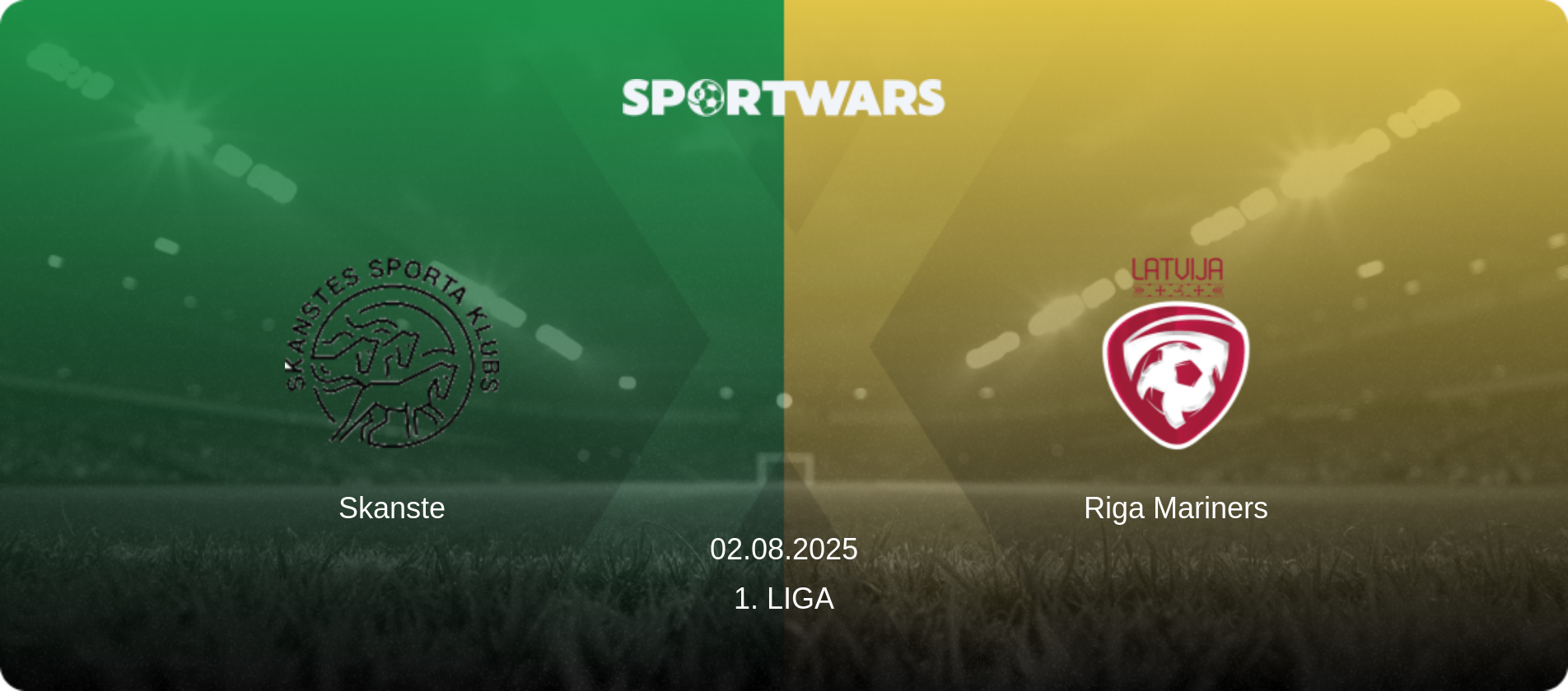 Skanste — Riga Mariners, 02.08.2025 — 1. Liga (match preview)