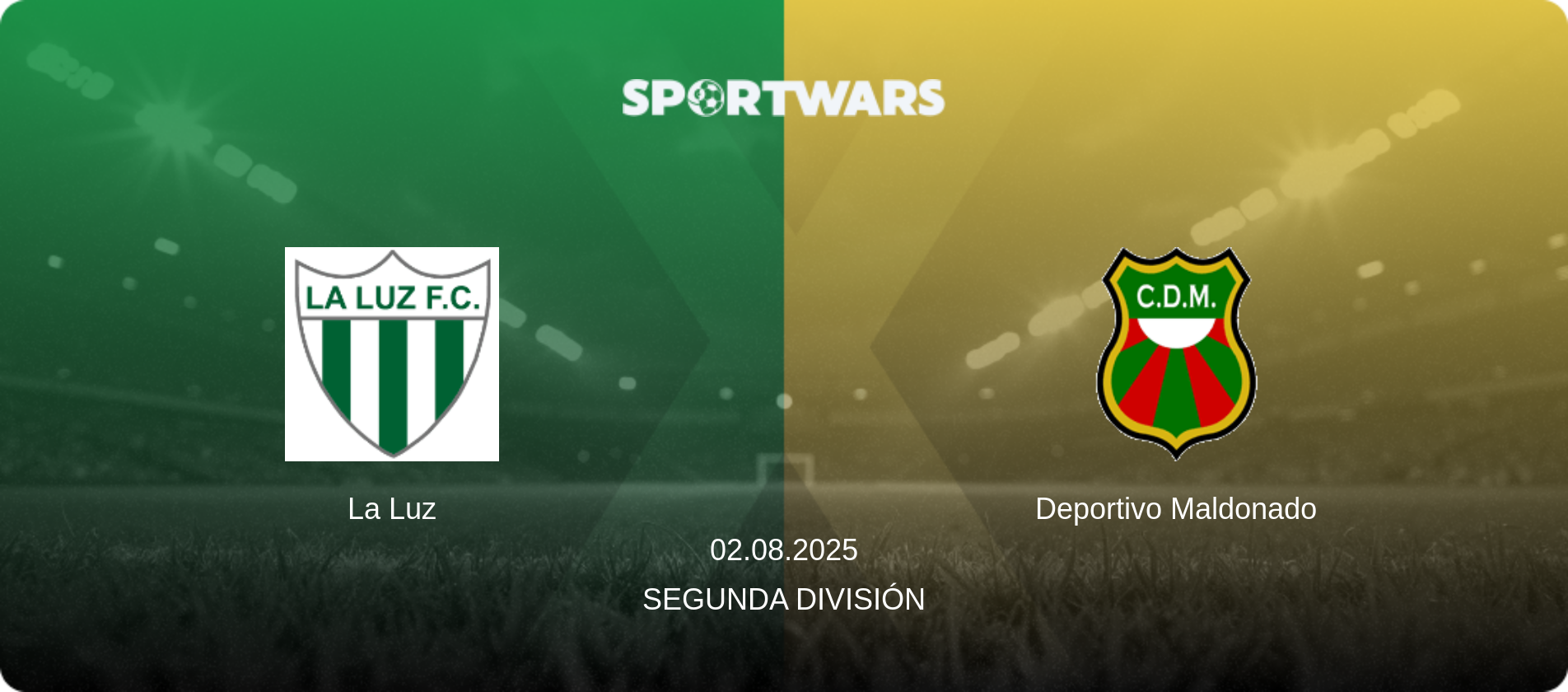 La Luz — Deportivo Maldonado, 02.08.2025 — Segunda División (match preview)