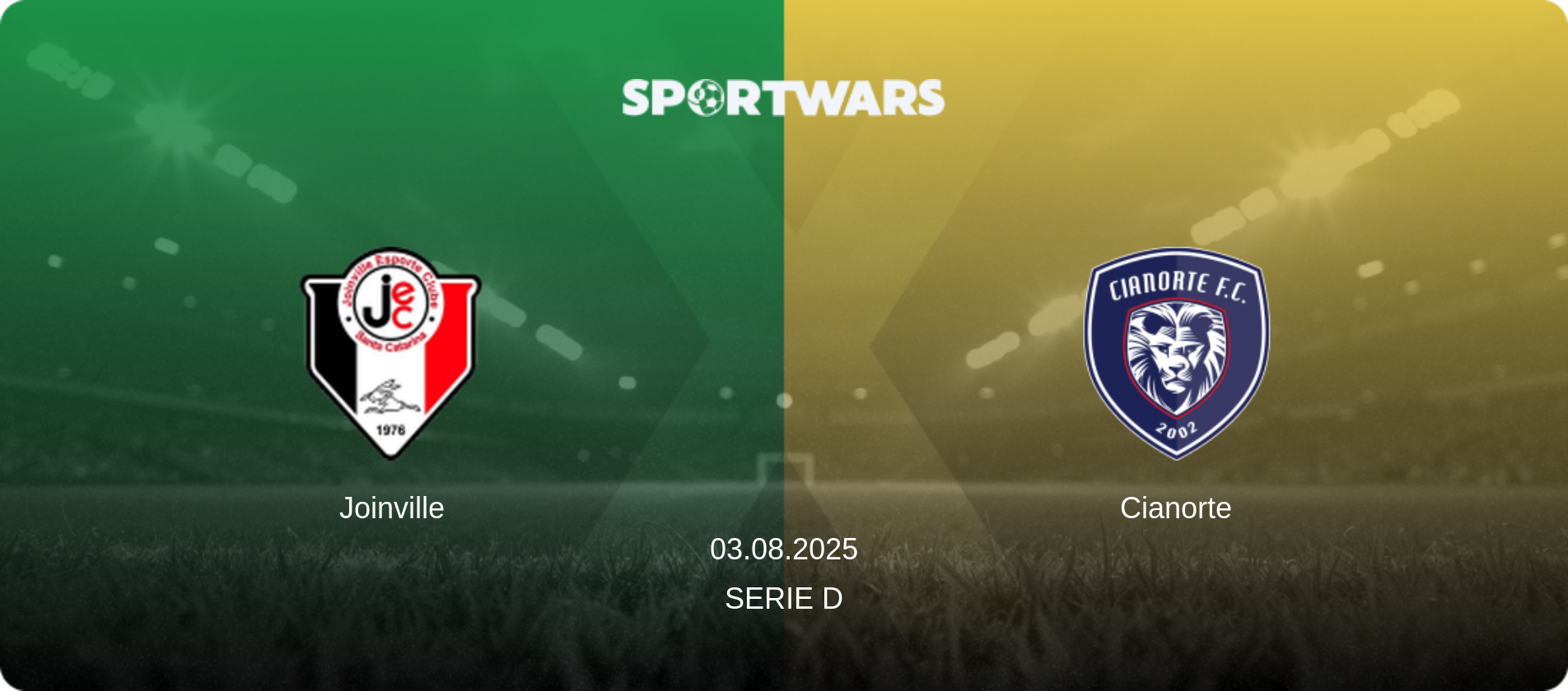 Joinville — Cianorte, 03.08.2025 — Serie D (match preview)