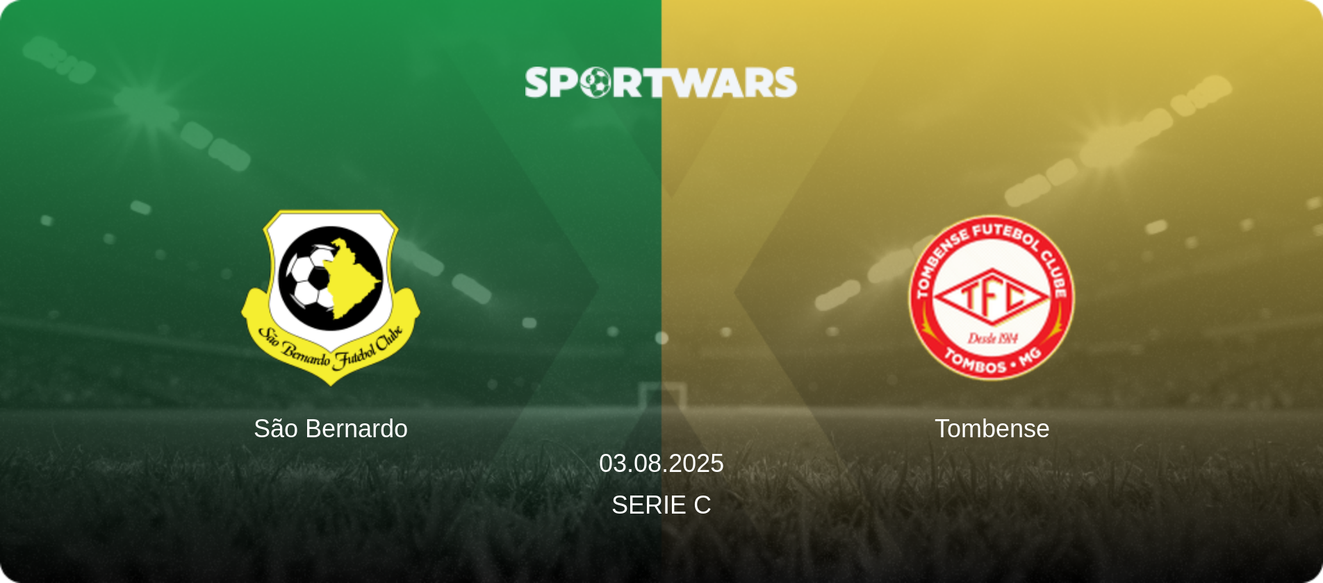 São Bernardo — Tombense, 03.08.2025 — Serie C (match preview)