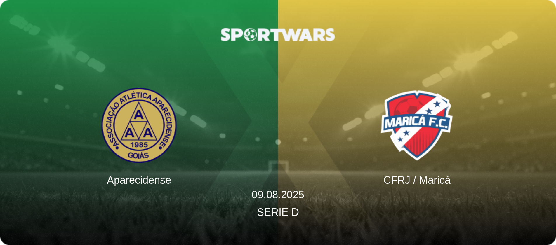 Aparecidense — CFRJ / Maricá, 09.08.2025 — Serie D (match preview)