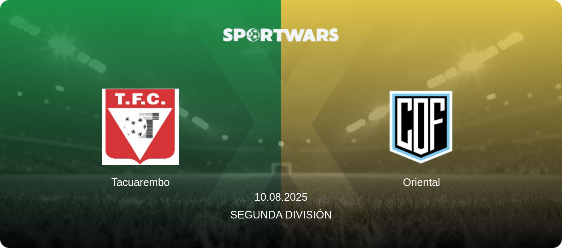 Tacuarembo — Oriental, 10.08.2025 — Segunda División (match preview)