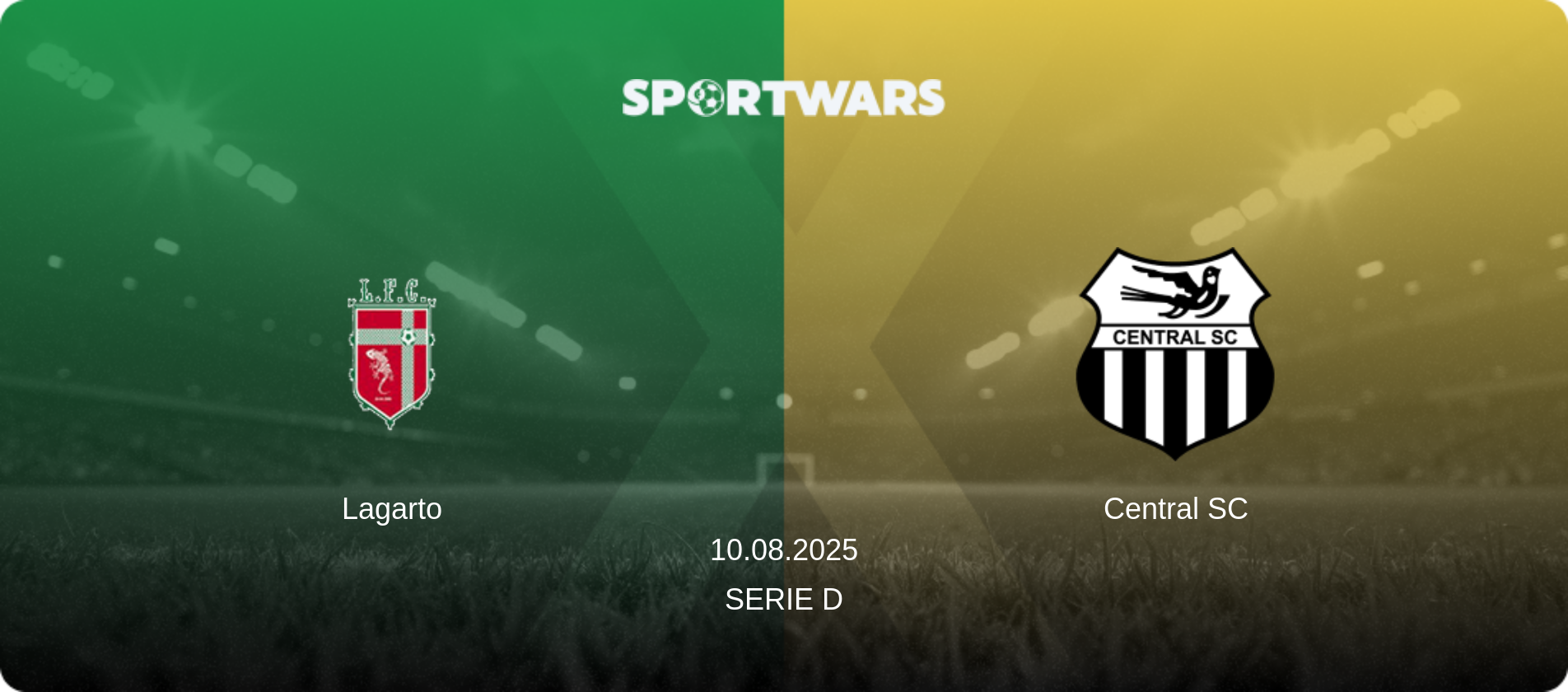 Lagarto — Central SC, 10.08.2025 — Serie D (match preview)