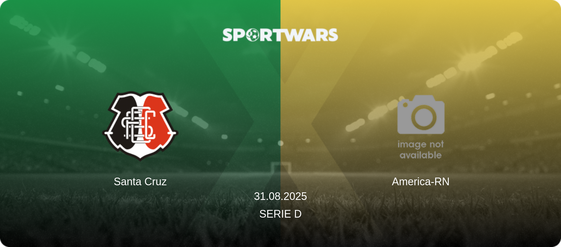 Santa Cruz — America-RN, 31.08.2025 — Serie D (match preview)
