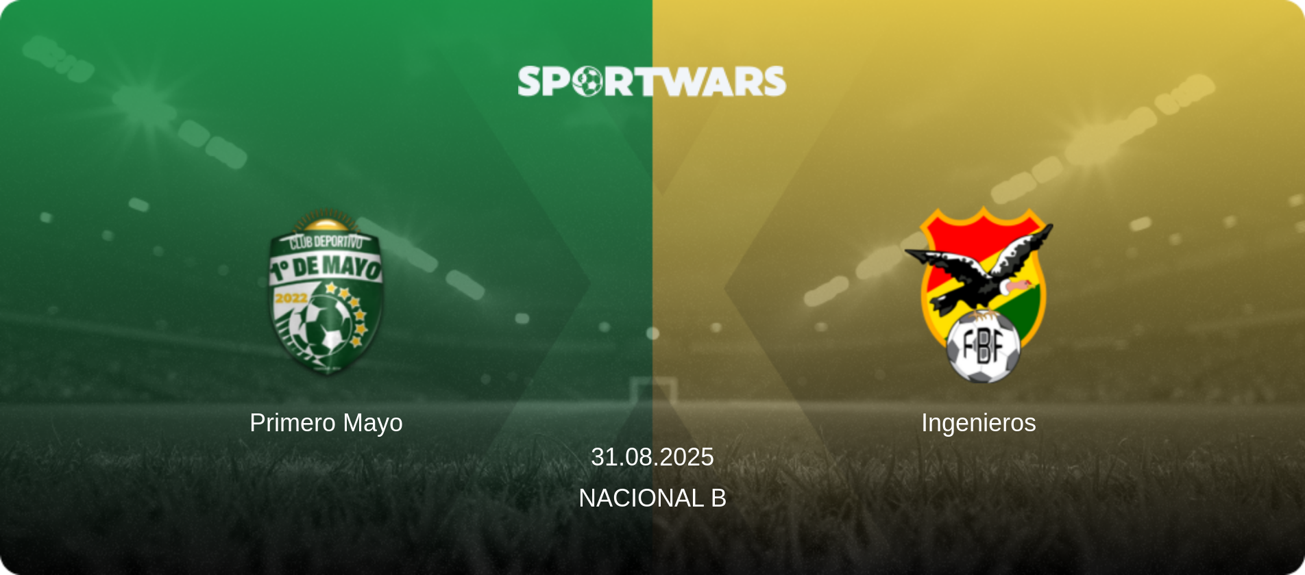 Primero Mayo — Ingenieros, 31.08.2025 — Nacional B (match preview)