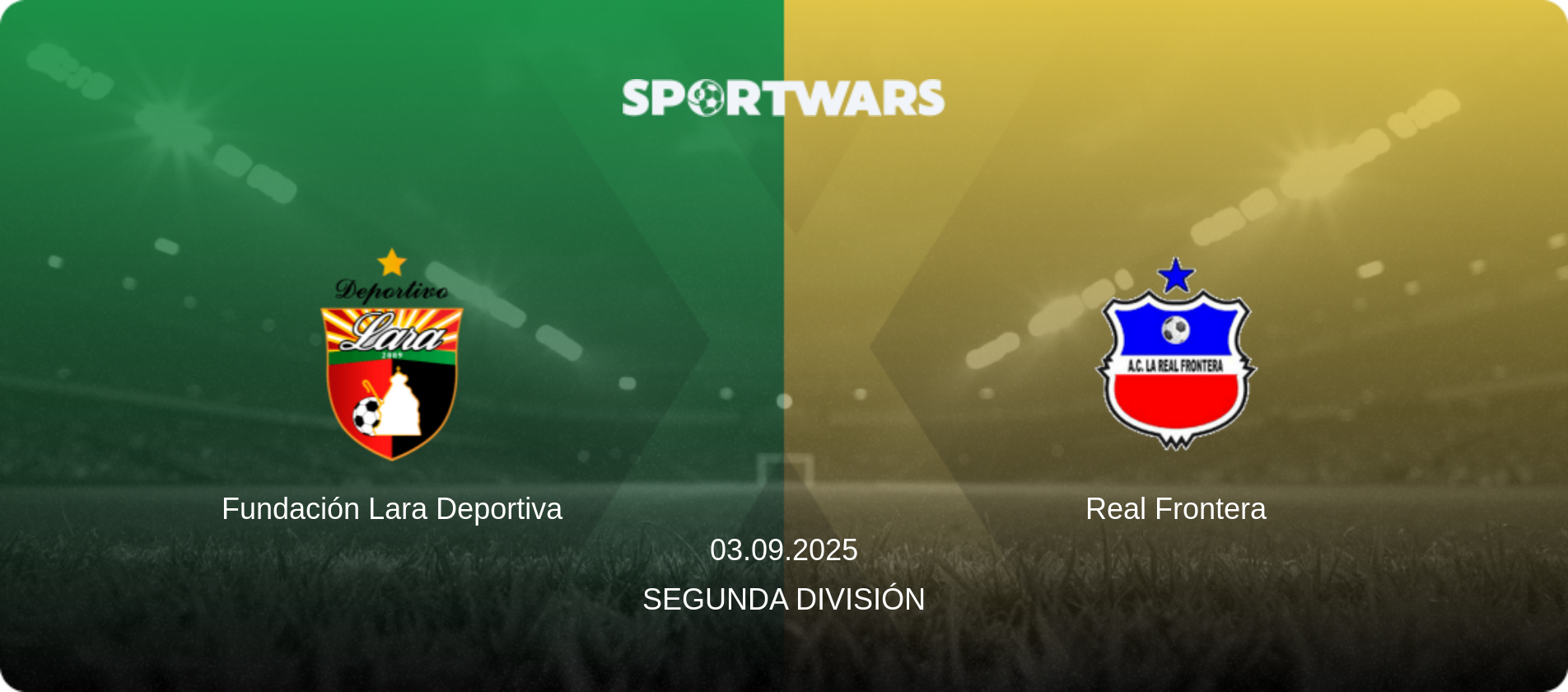 Fundación Lara Deportiva — Real Frontera, 03.09.2025 — Segunda División (match preview)