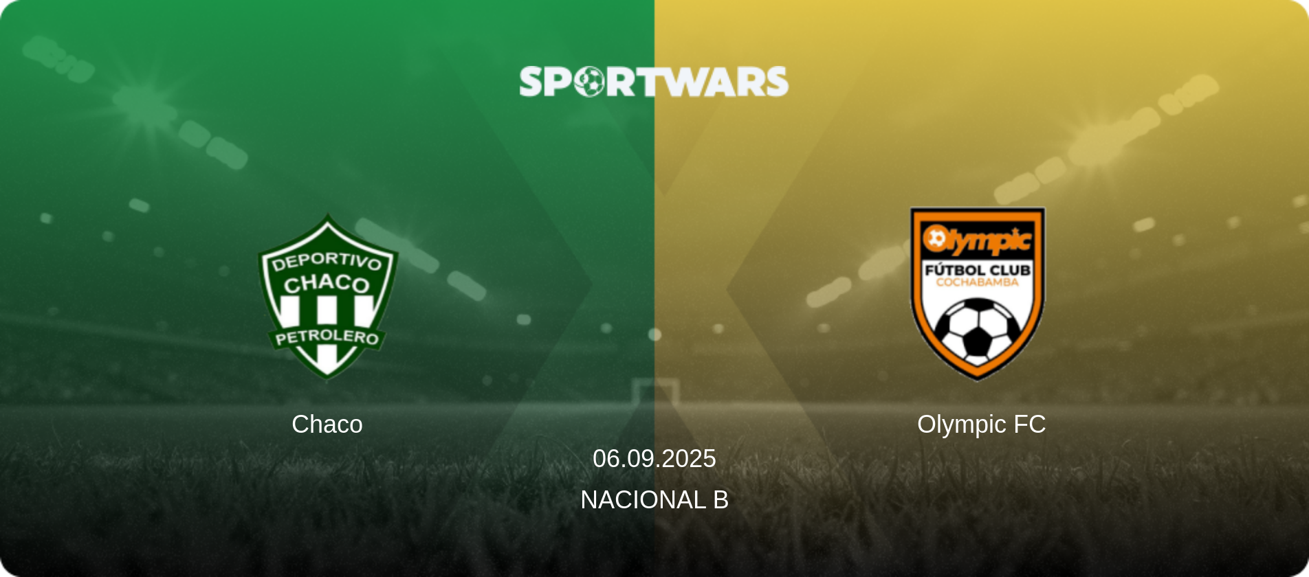 Chaco — Olympic FC, 06.09.2025 — Nacional B (match preview)