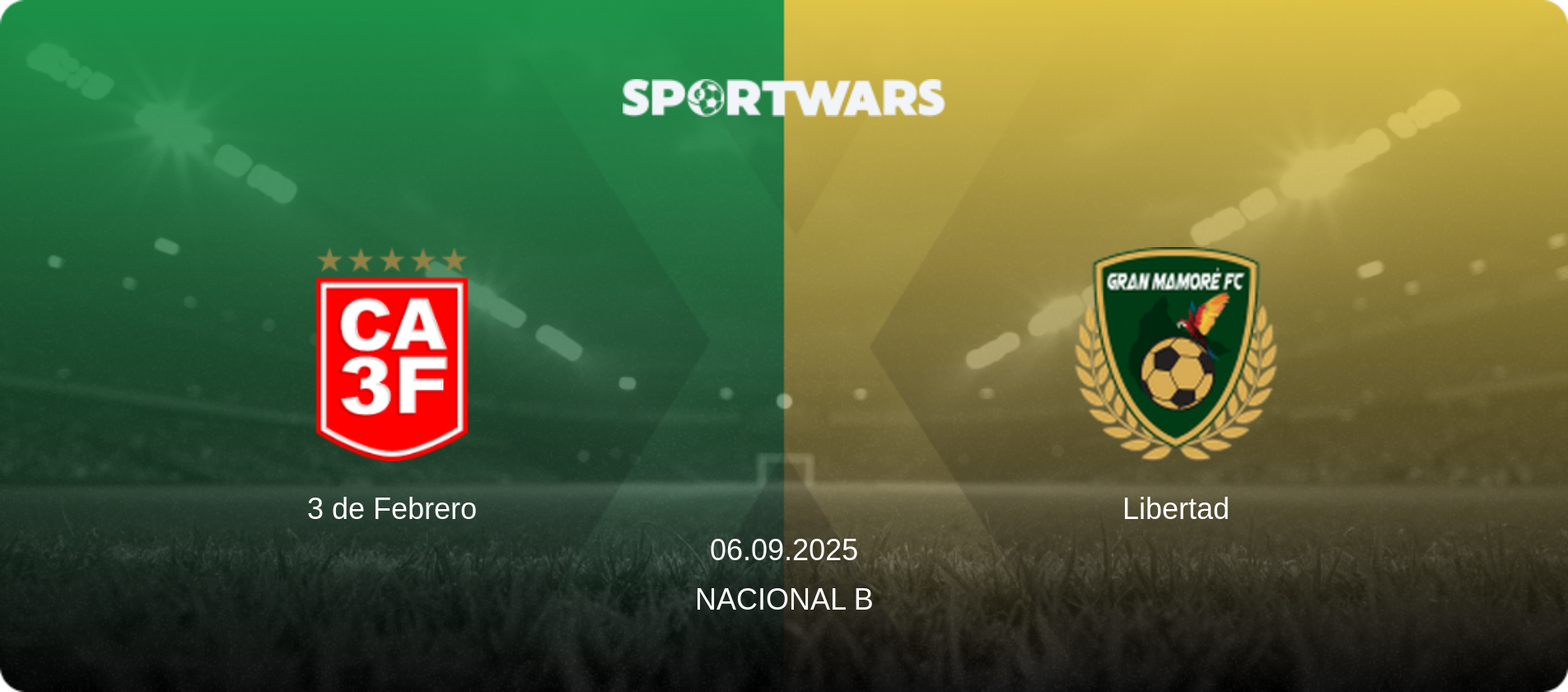 3 de Febrero — Libertad, 06.09.2025 — Nacional B (match preview)