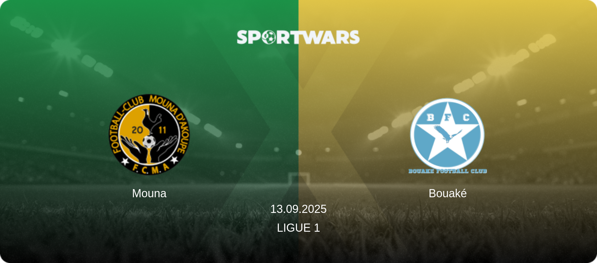 Mouna — Bouaké, 13.09.2025 — Ligue 1 (match preview)